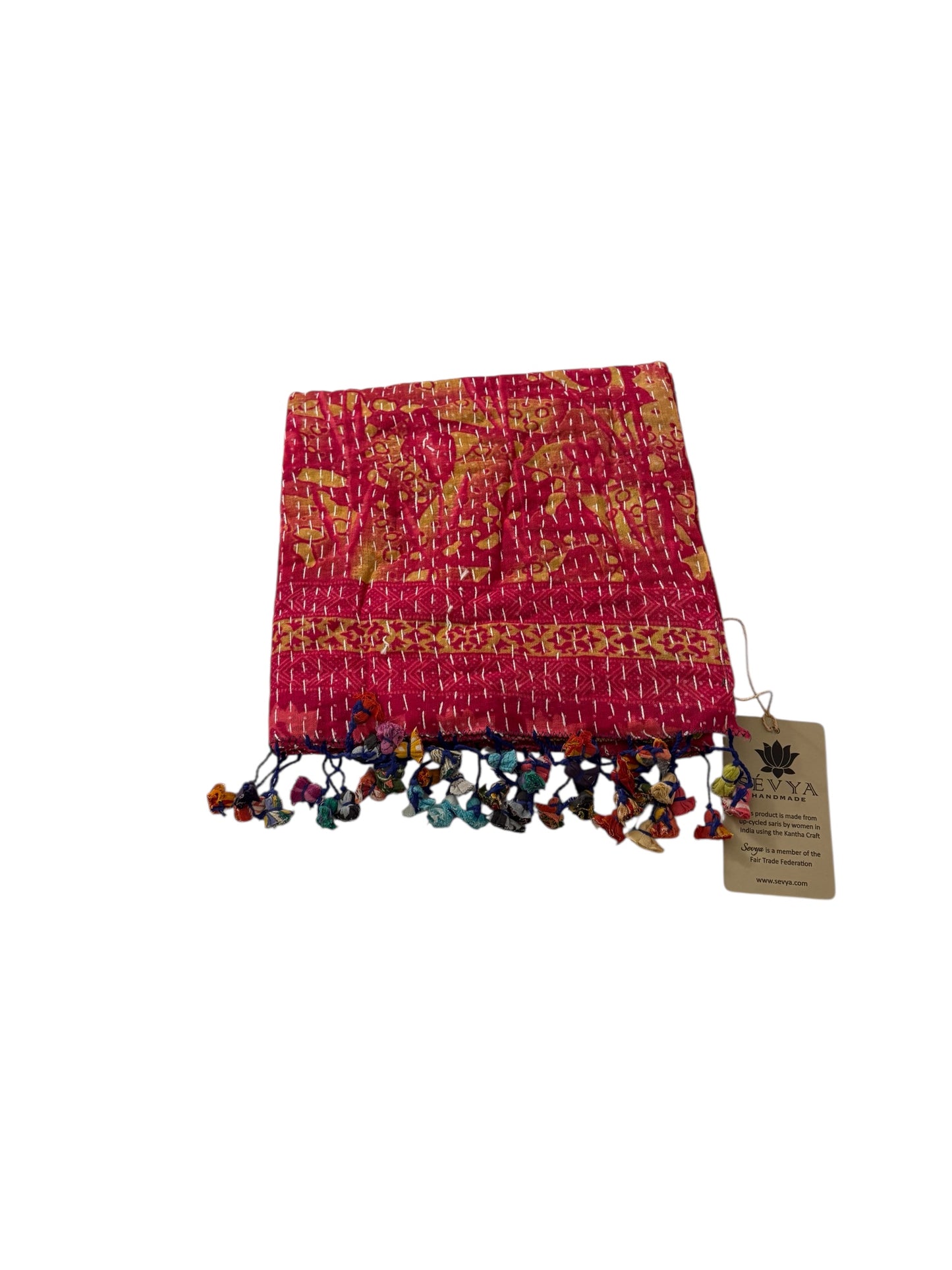 Elizabeth Cotton Kantha Scarves