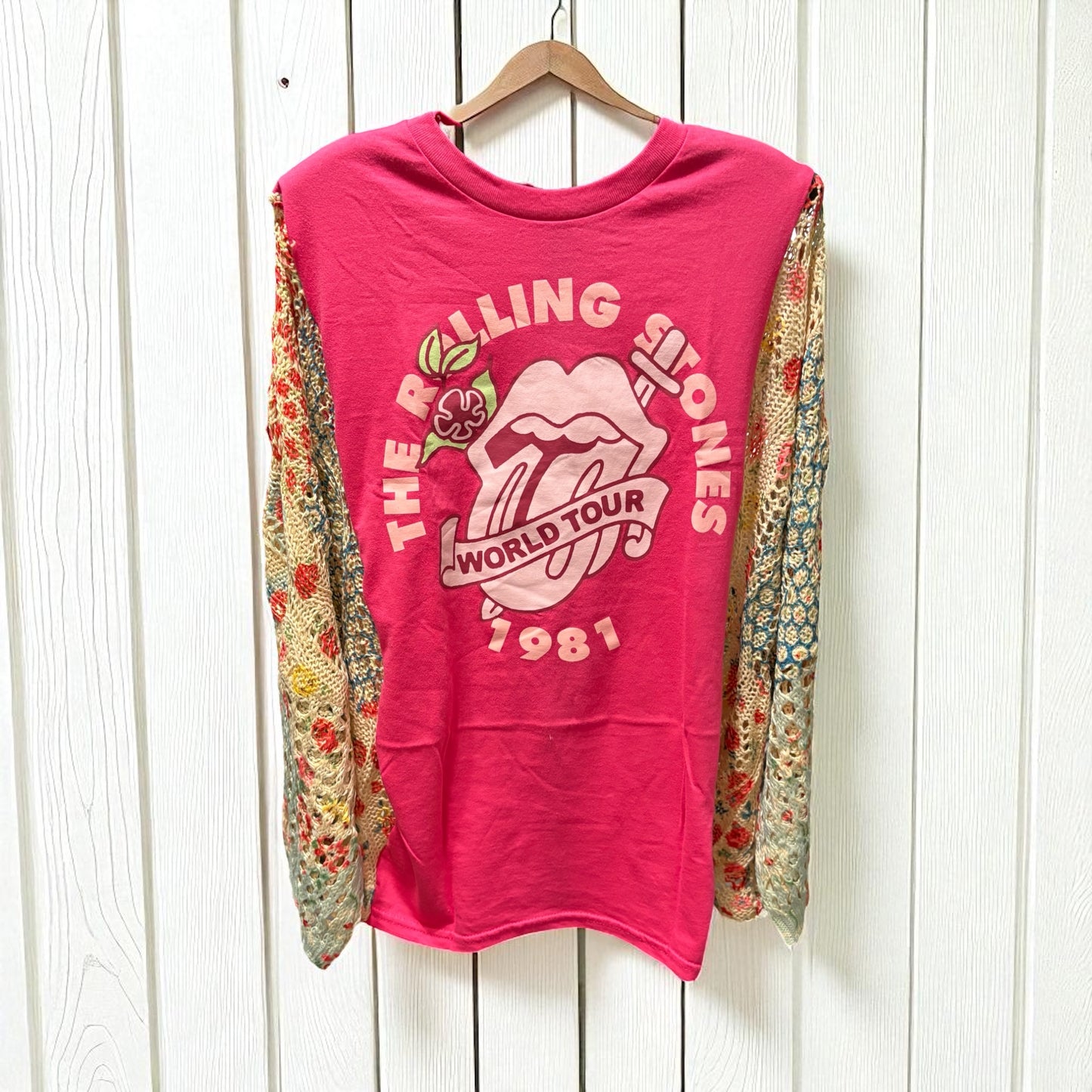 The Stones Upcycled Tee One Size Fits a Small to XXL