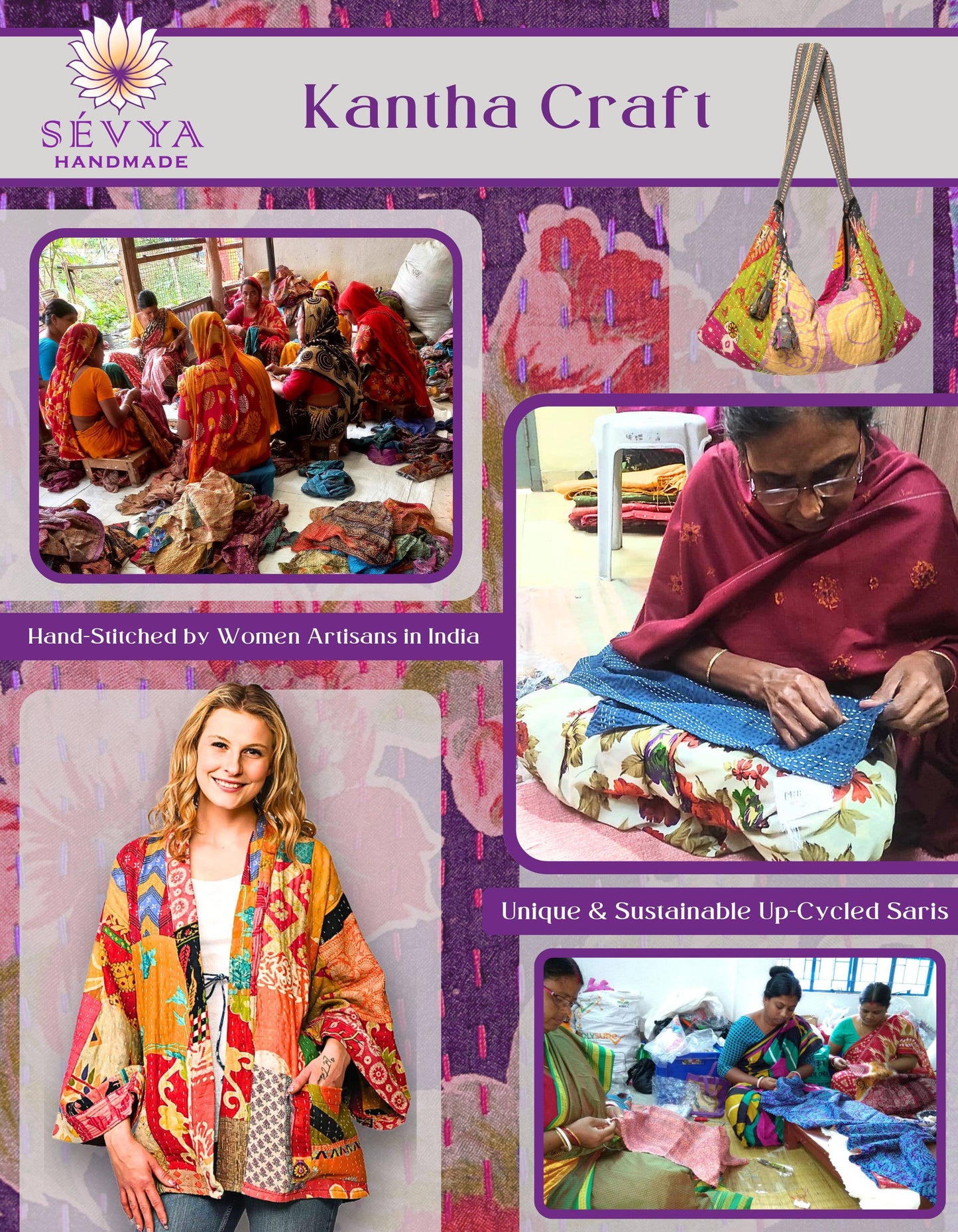 Sharon Kantha Backpack