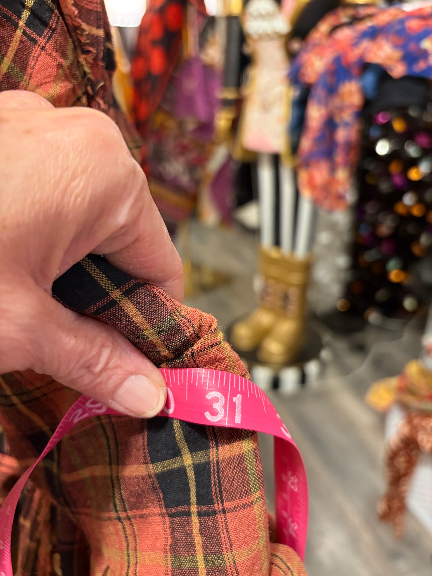 Rocky Raccoon Upcycled Drop Sleeve Flannel Ballerina Tee One Size Fits A Small to XL Oversized