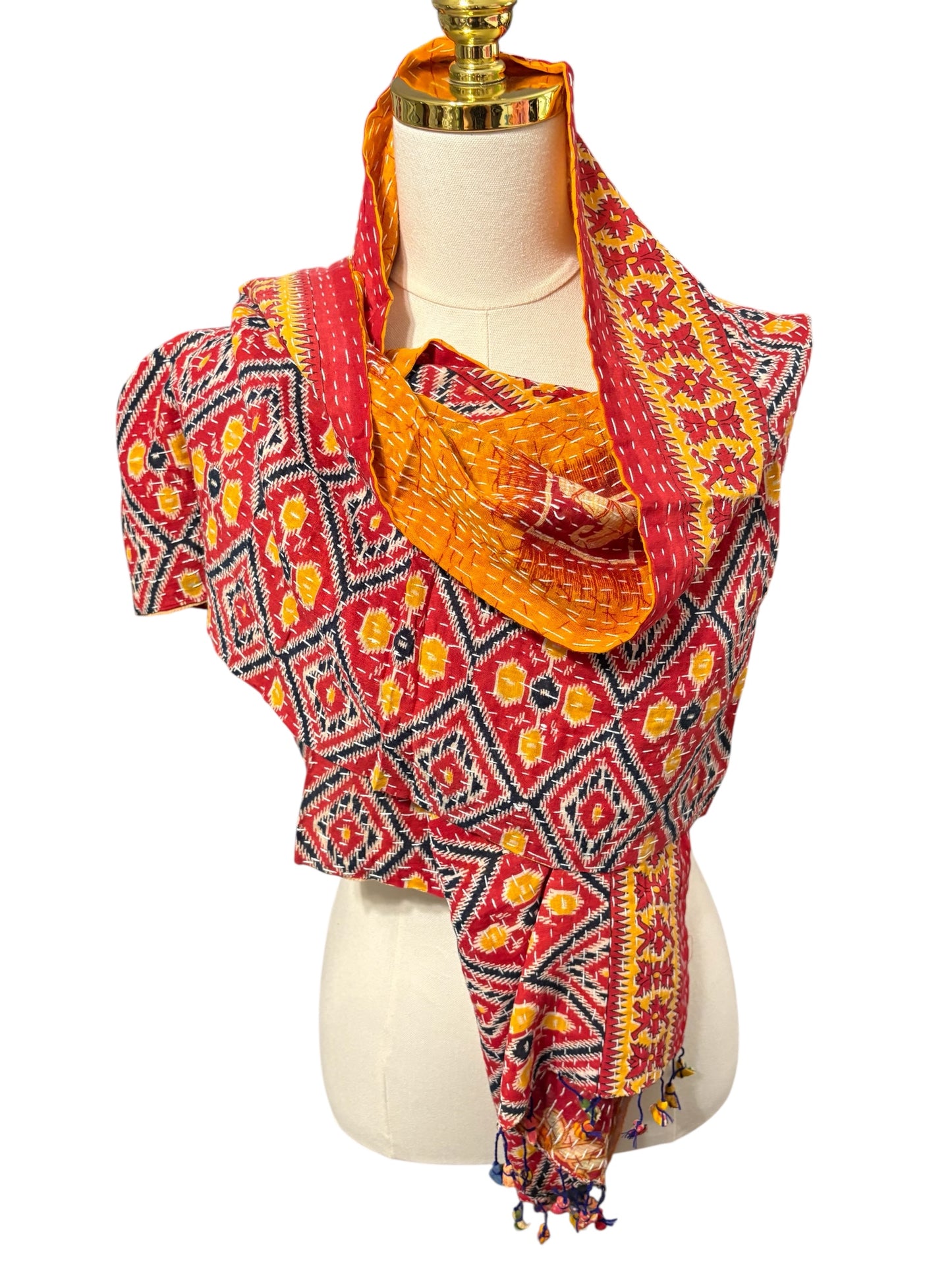 Robin Cotton Kantha Scarves