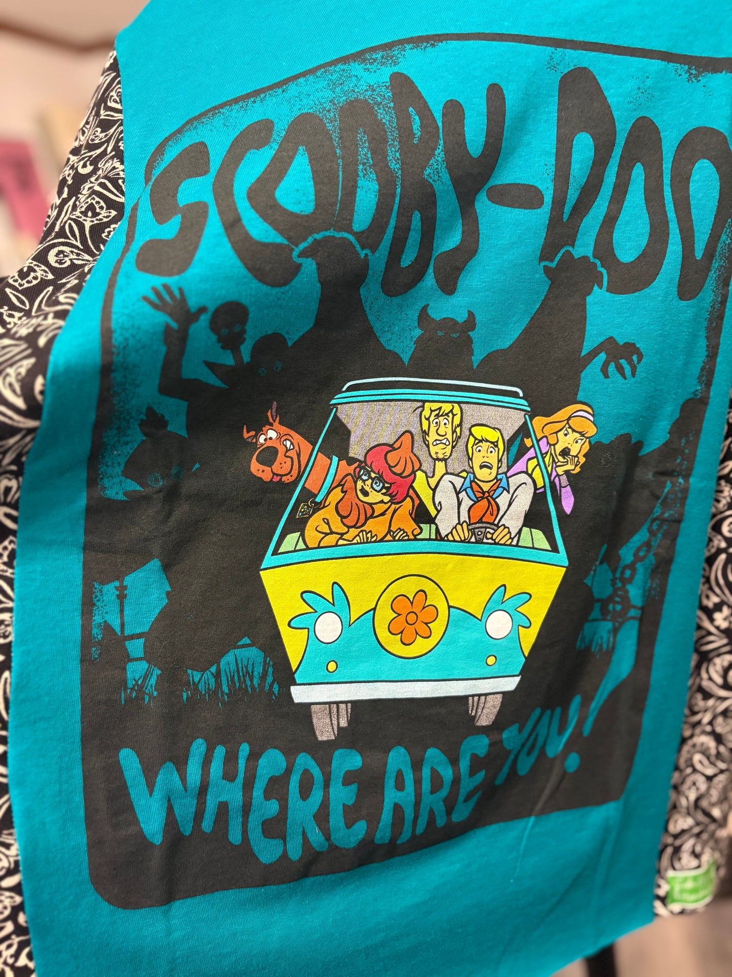 Scooby Doo Long Sleeve Knit Tee One Size Fits a Small to XXL