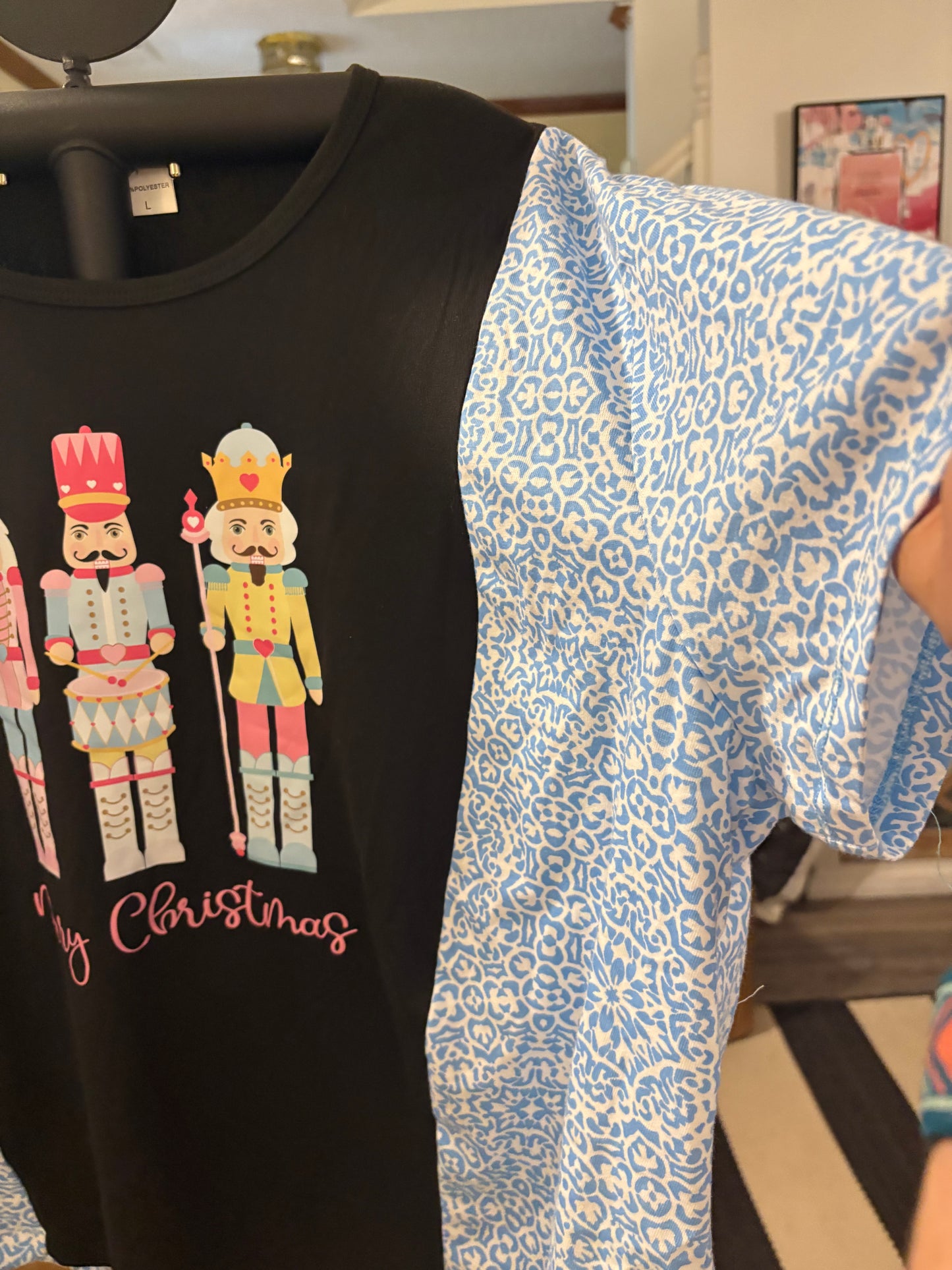 Nutcracker Upcycled Sweatshirt Fits a Small to 2X Super Oversized