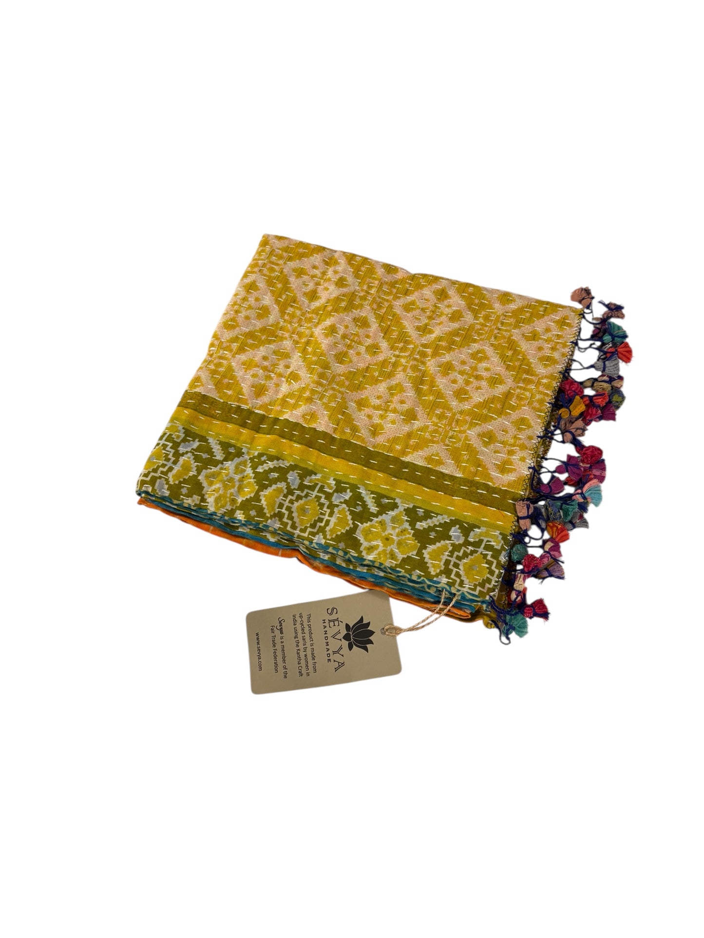 Emily Cotton Kantha Scarves