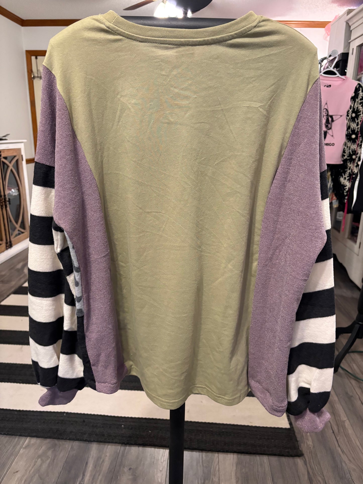 Minecraft Upcycled Sweatshirt One Size Fits a Size 6-16