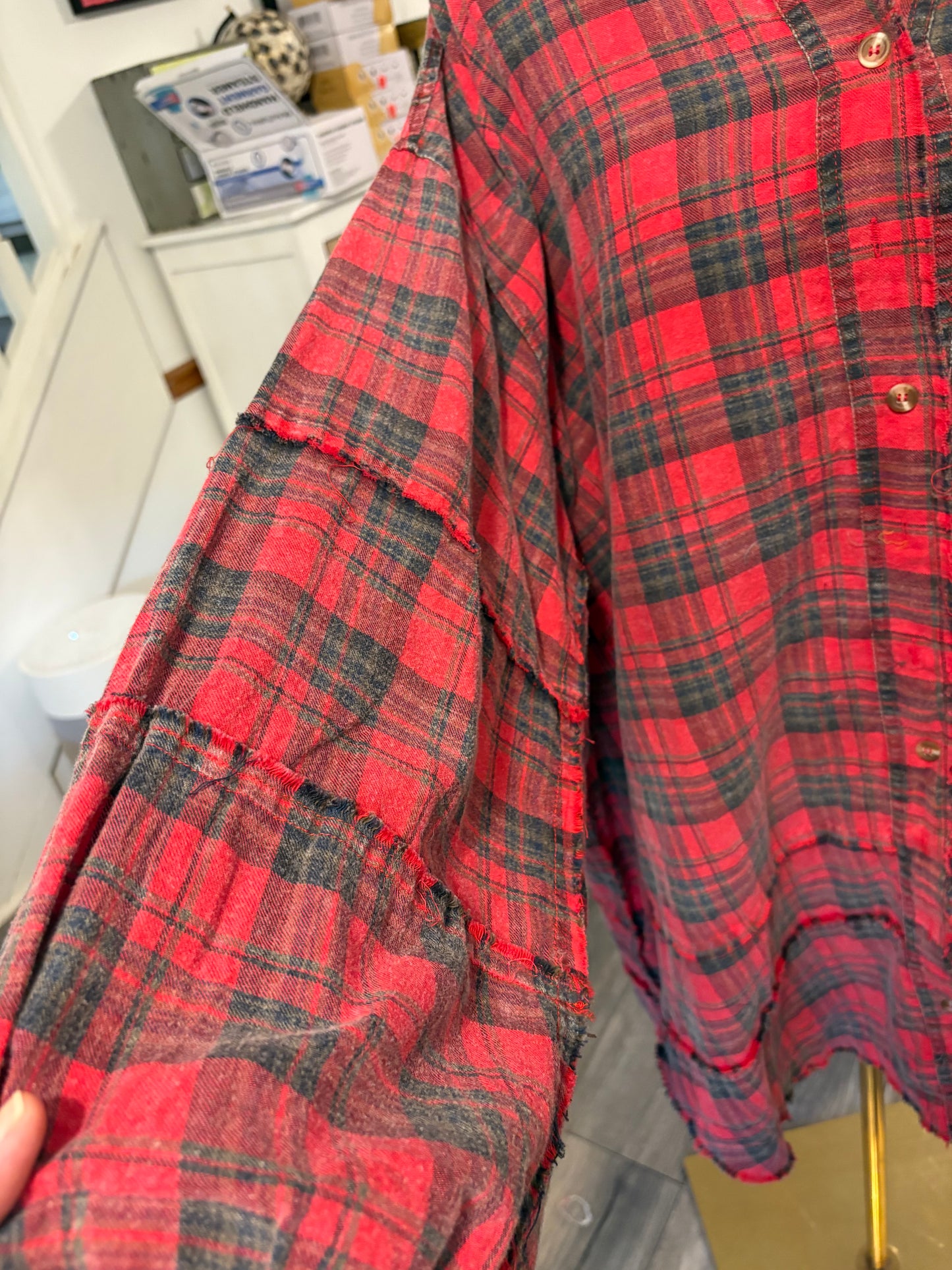 Best Flannel Ever Candied Apple Plus Size