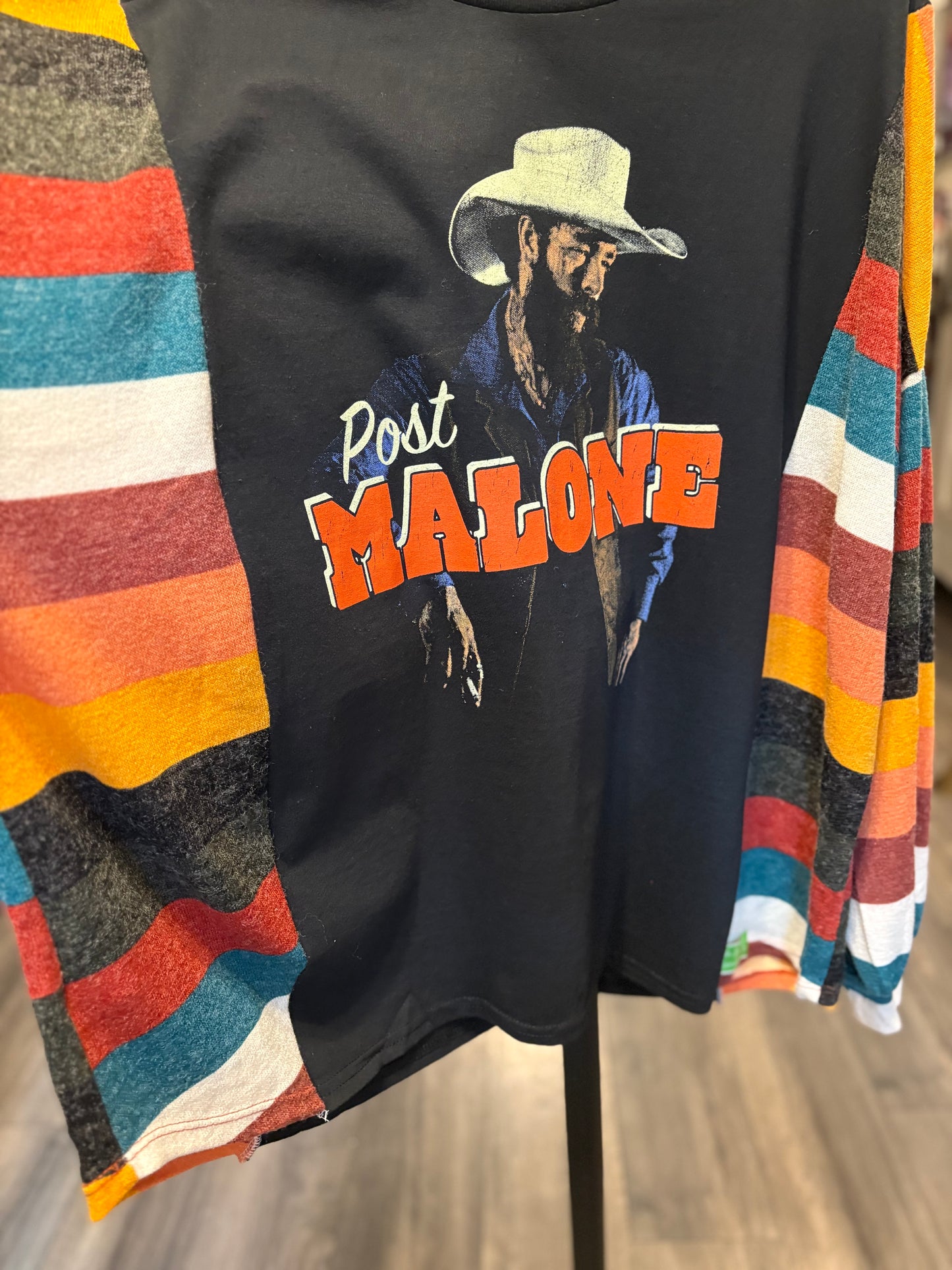 Post Malone Upcycled Tee One Size Fits a Small to XXL