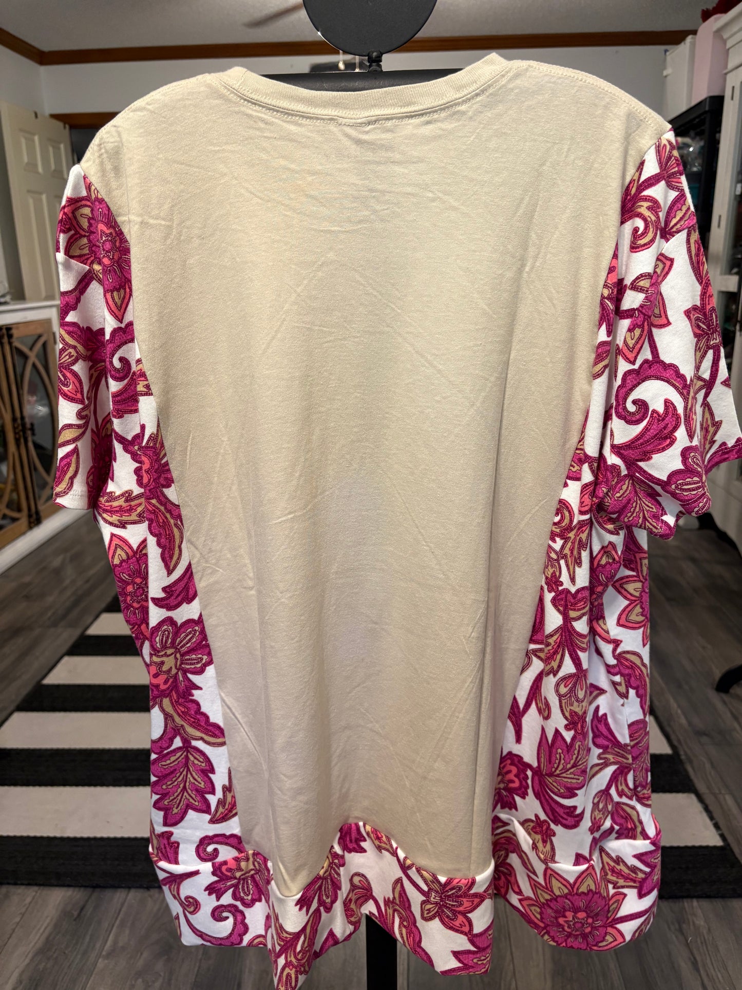 Journey Upcycled Drop Sleeve Tee Fits a Small to XXL