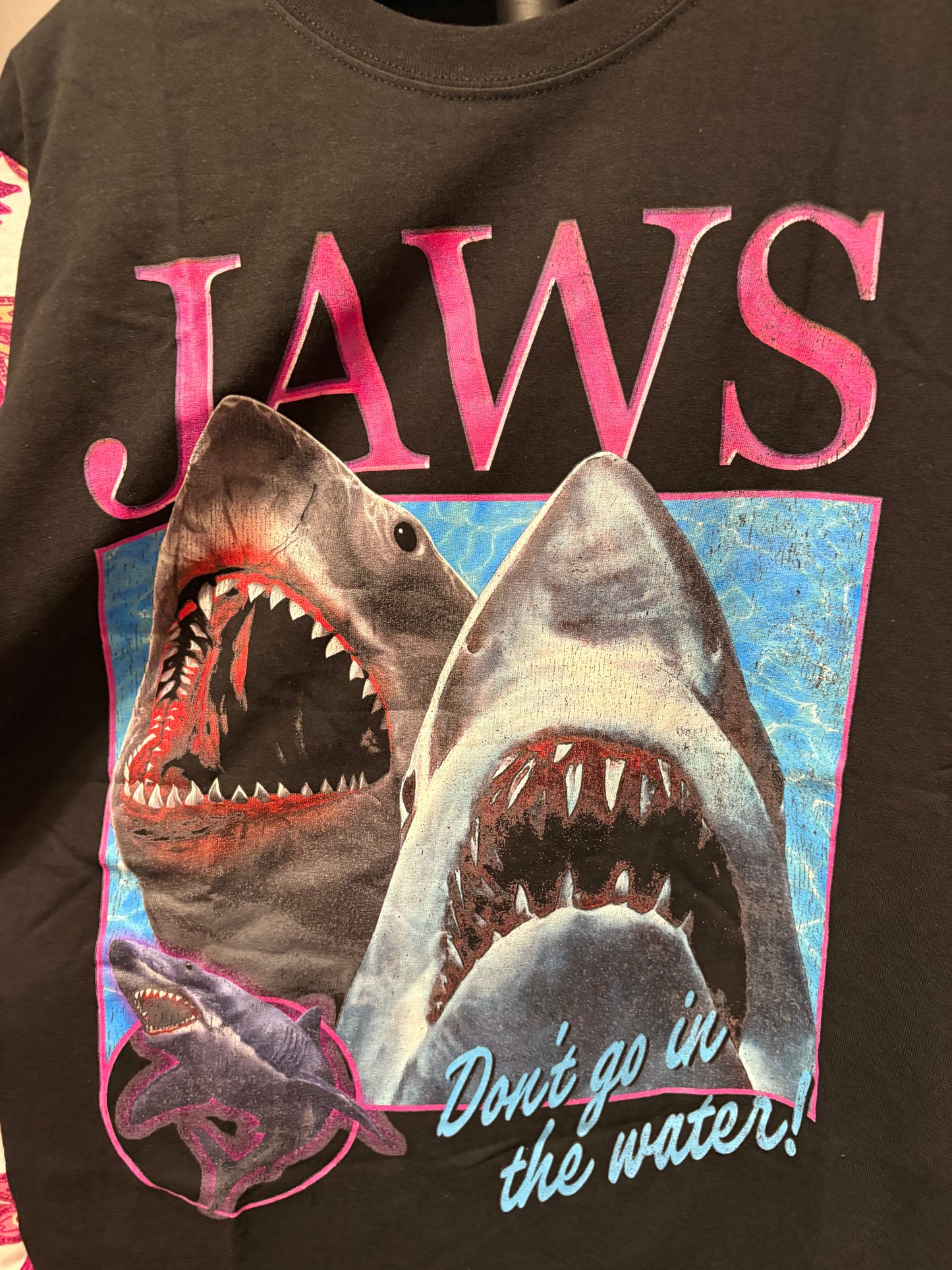 Jaws Upcycled Short-Sleeve Knit Tee Small to XXL