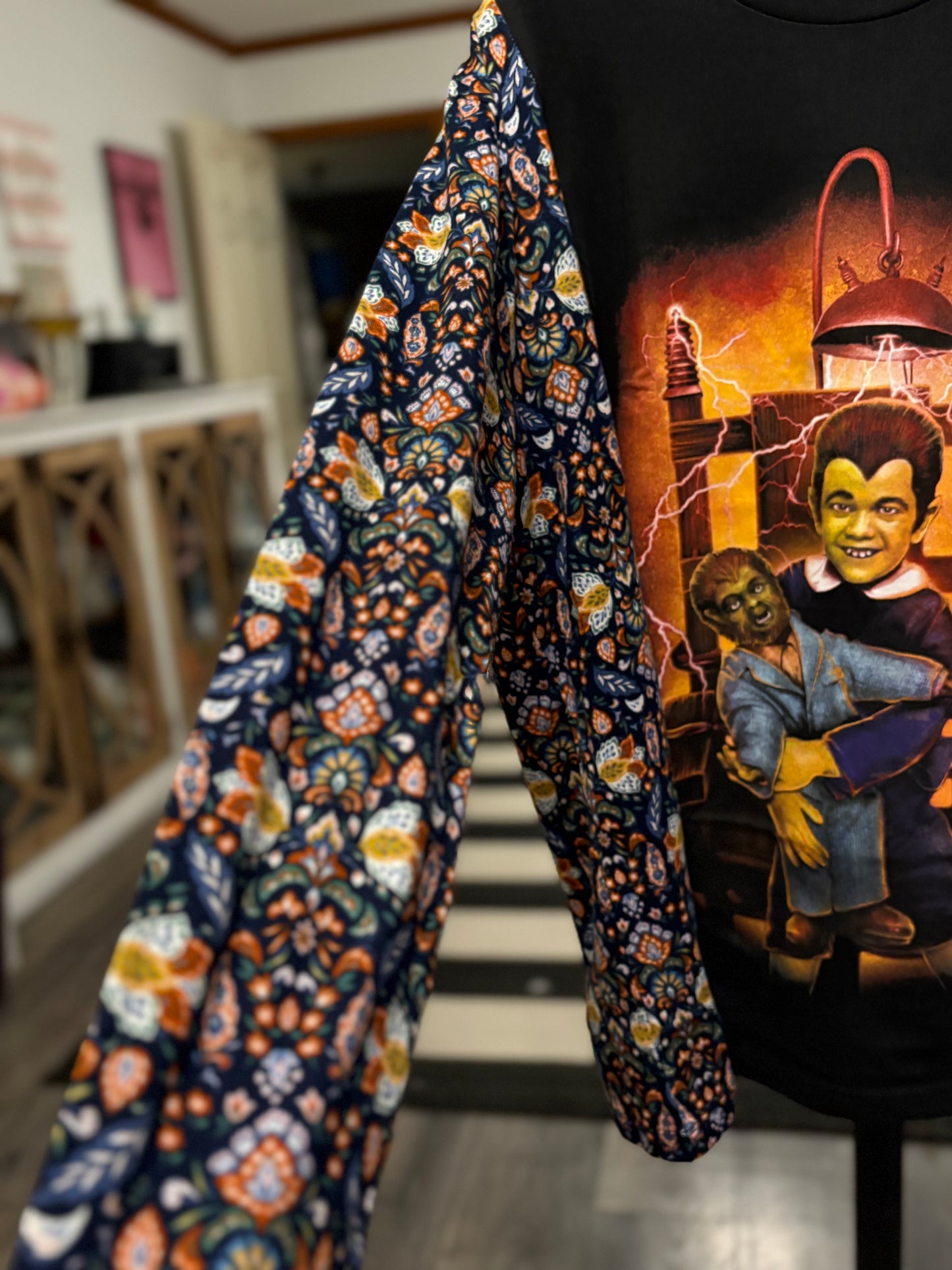 Eddy Munster Upcycled Long-Sleeve Knit Tee Small to XXL