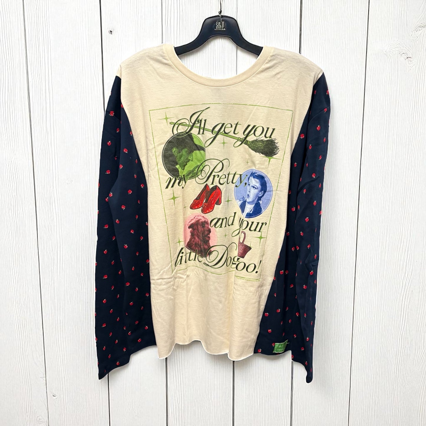 I'm Gonna Get You My Pretty Upcycled Long-Sleeve Knit Tee Small to XXL