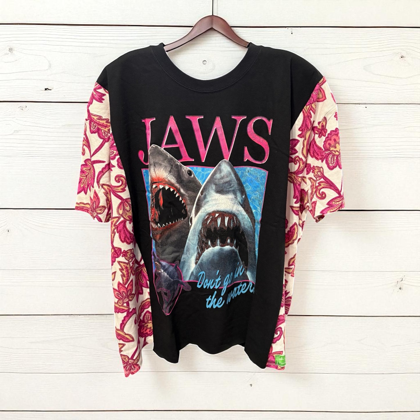 Jaws Upcycled Short-Sleeve Knit Tee Small to XXL