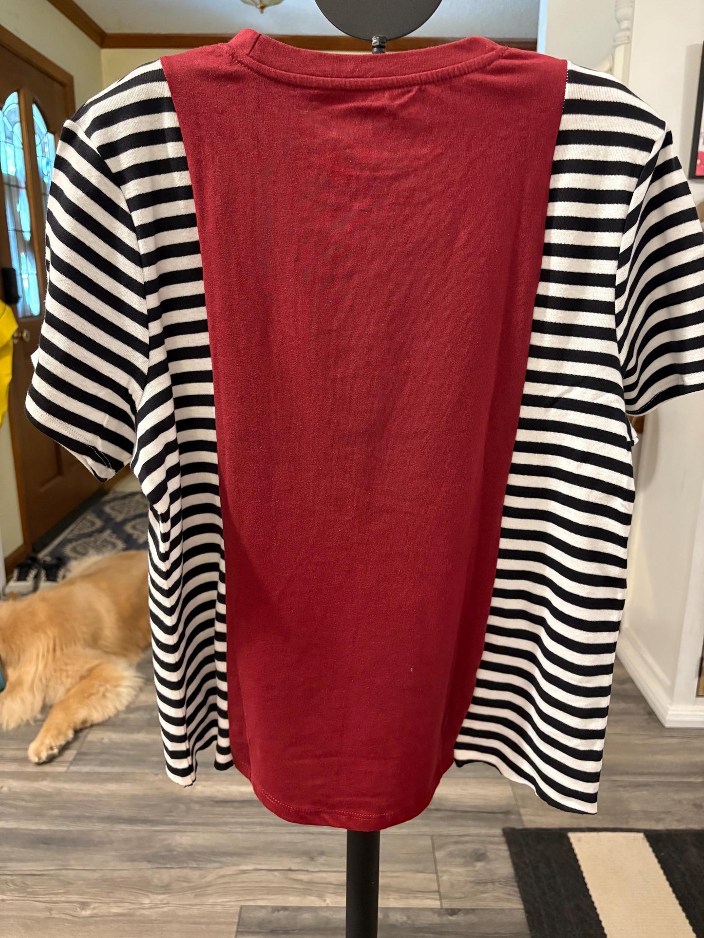 Bats and Cats Upcycled Drop Shoulder Tee Fits a XSmall to Large