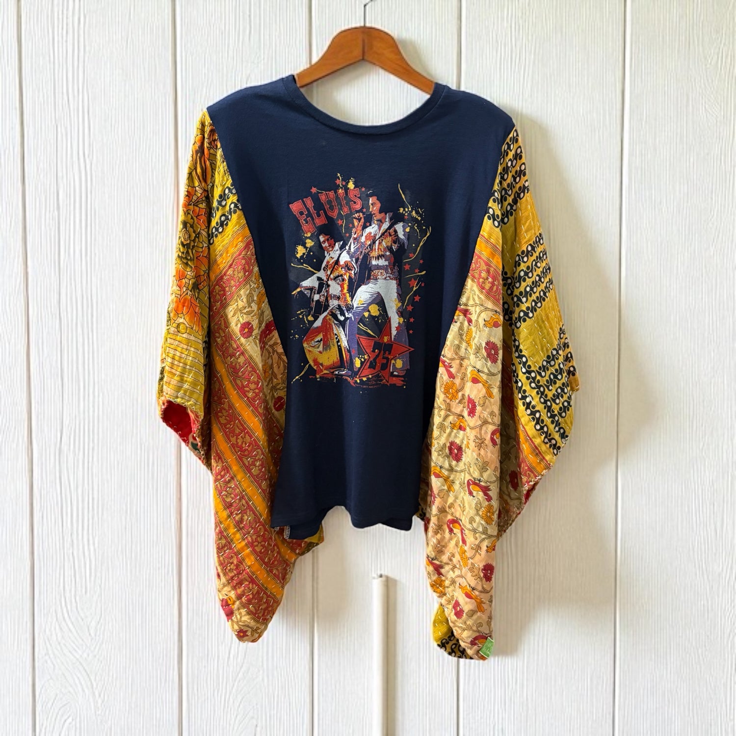Kantha Tee Poncho