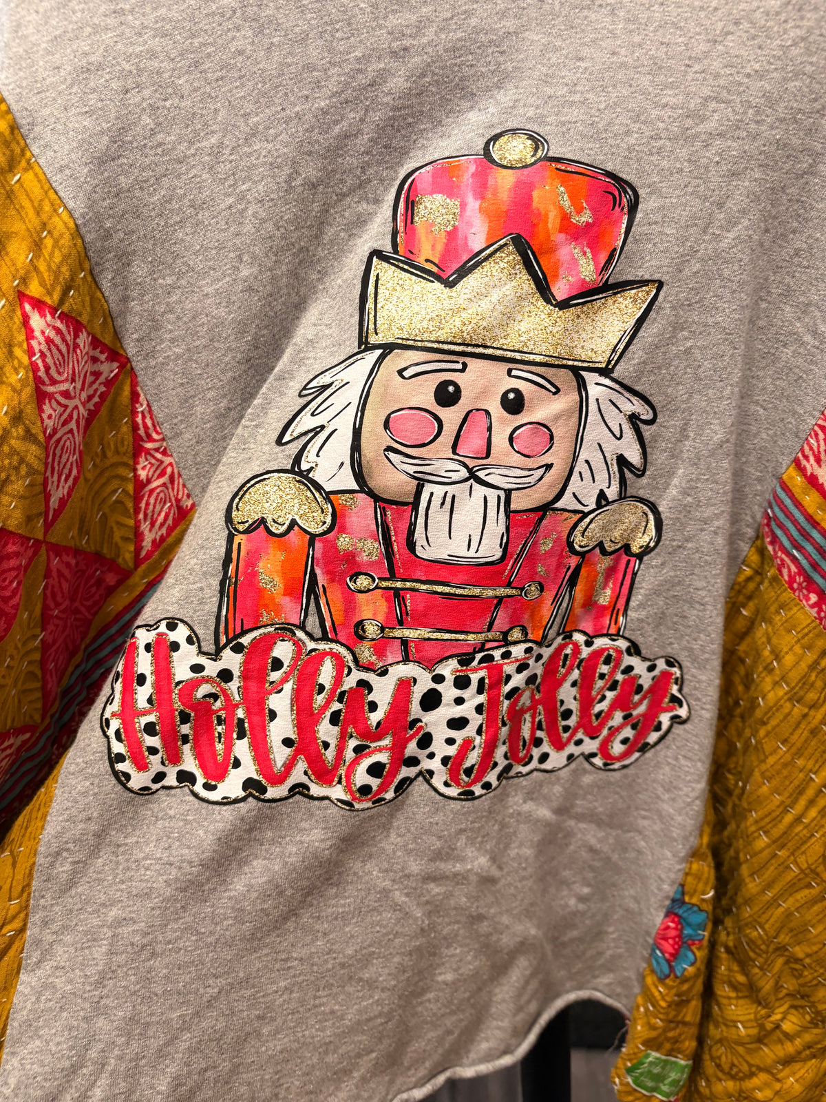 Holly Jolly Vintage Kantha Poncho One Size Fits a Small to XL (Copy)
