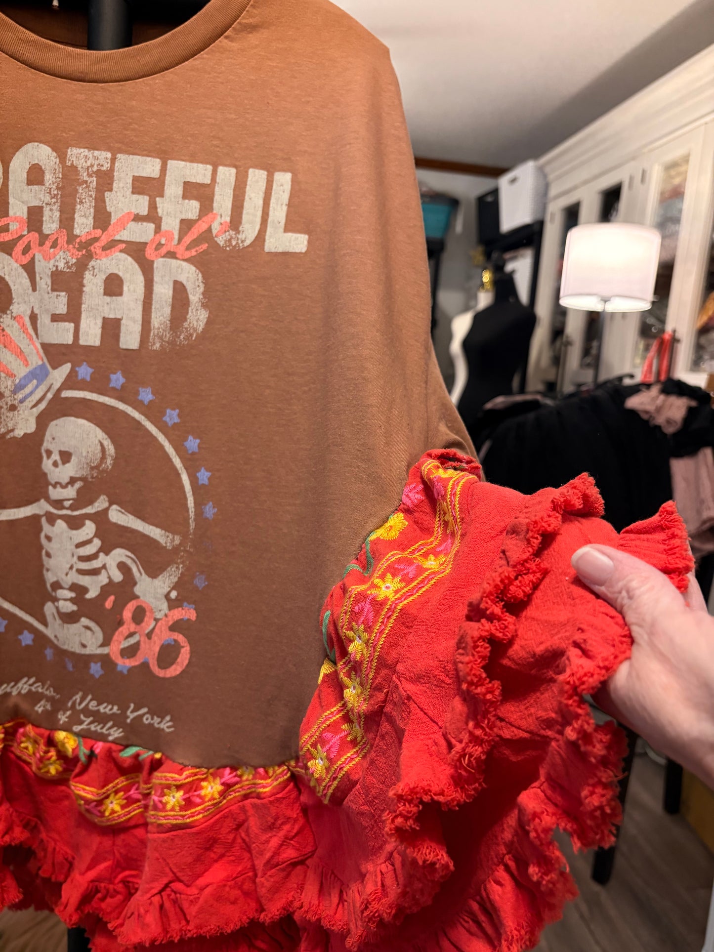 Grateful Dead Rock Angel Tee One Size Fits a Small to XXL Oversized