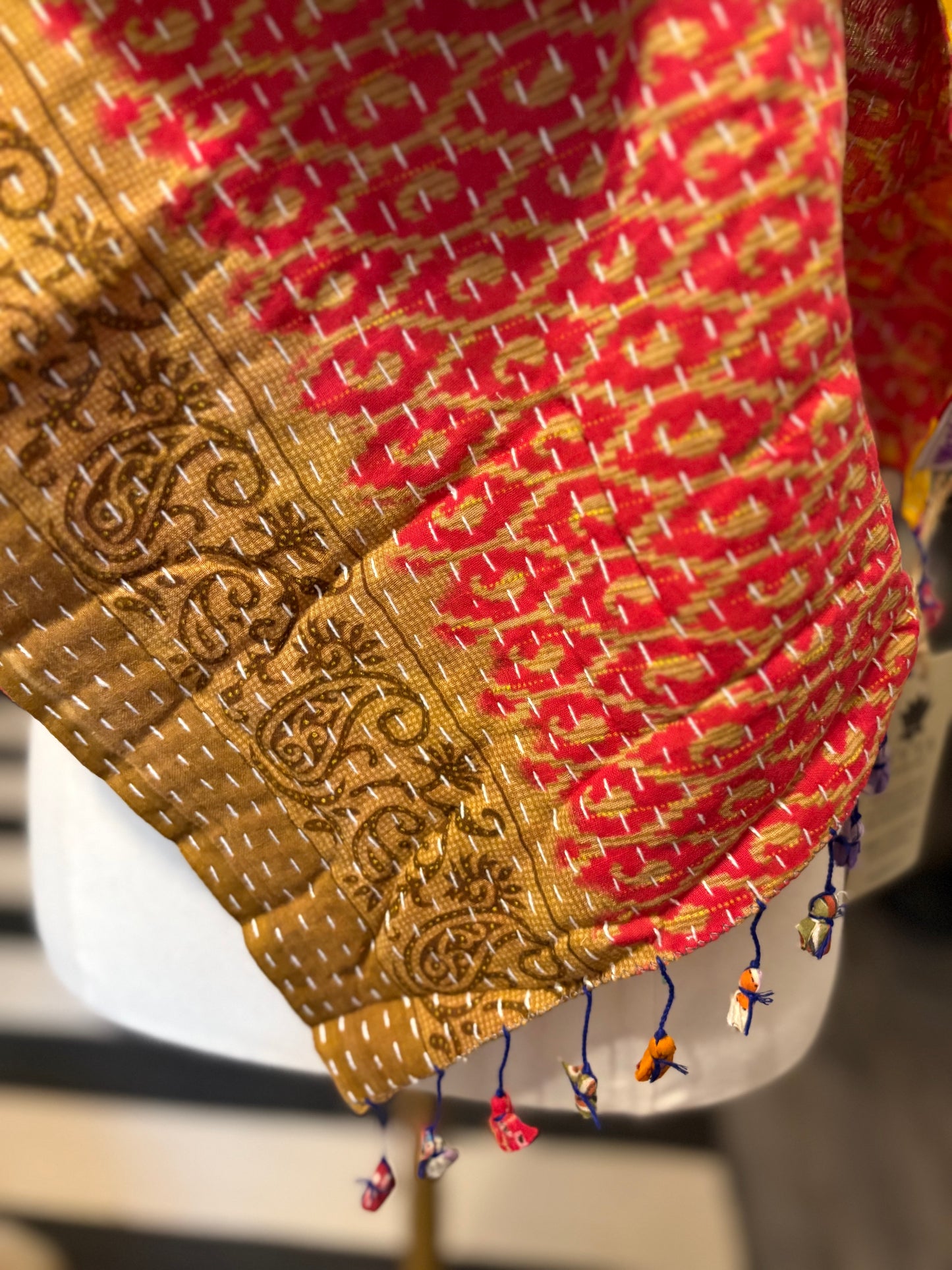 Lori Cotton Kantha Scarf