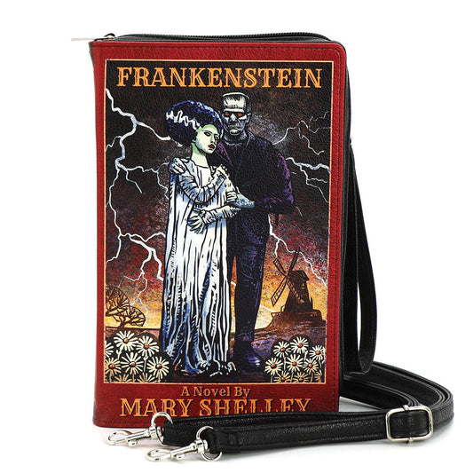 Bride Frankenstein Book Clutch Bag in Vinyl