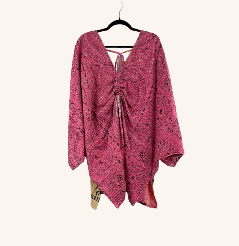 Moonflower Oasis Kantha Top (S-3X) 1000-04