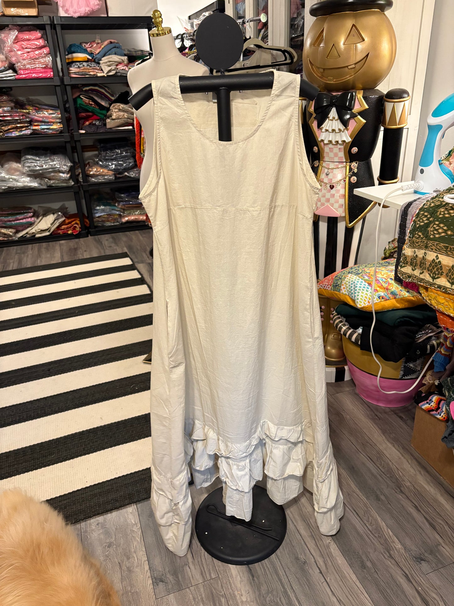 Create Change Slip Dress Parchment : S/M