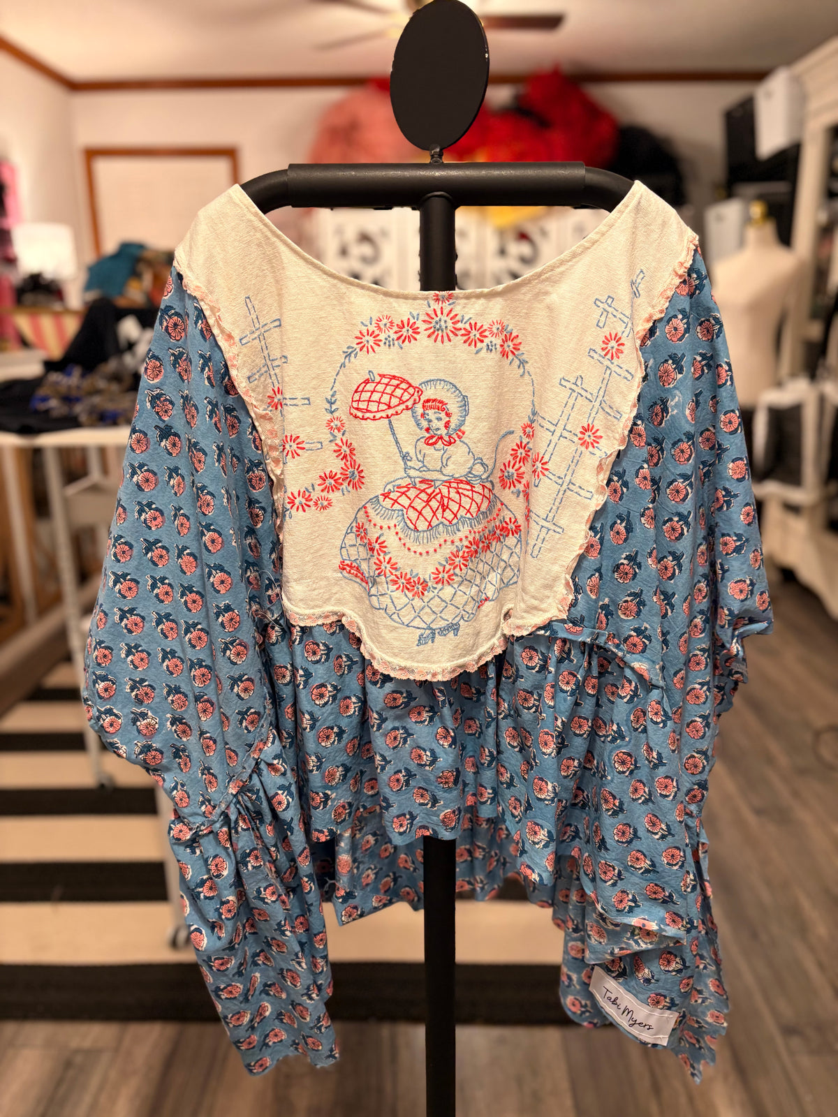 Little Nell Upcycled Top One Size fits a Large to 3X