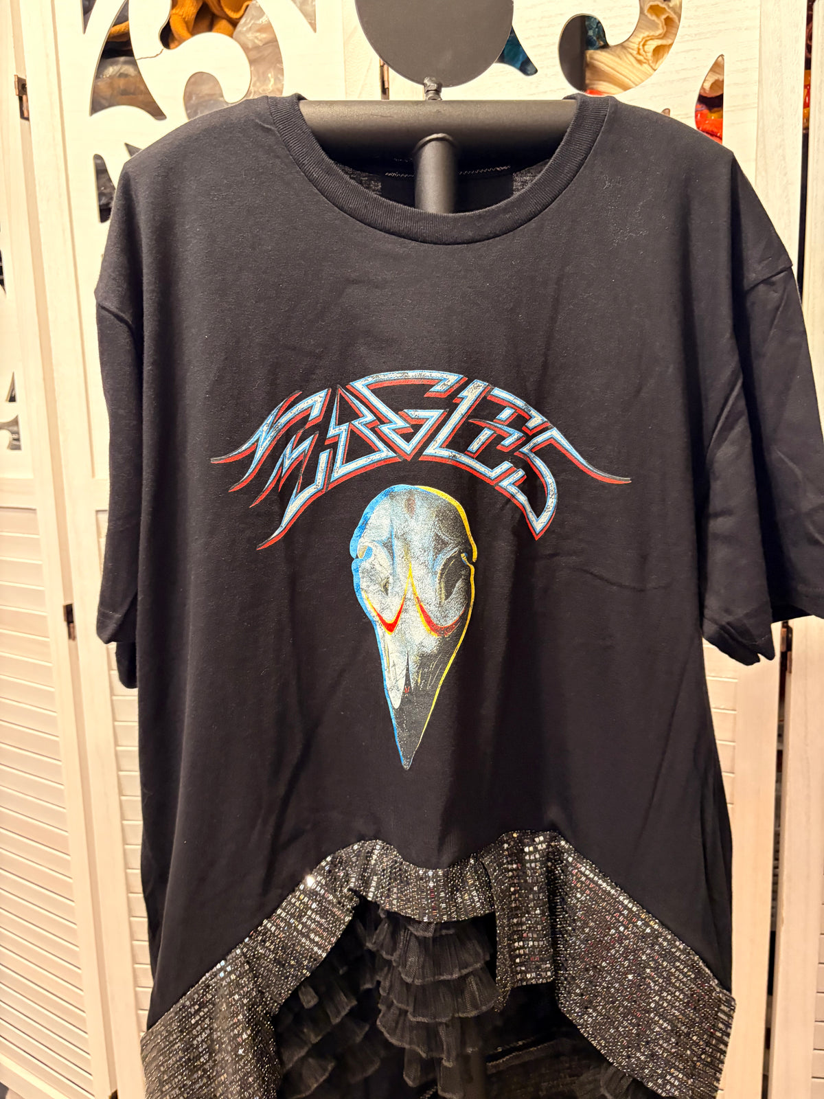 Hotel California Glam Hi/Lo Tee One Size Fits Small to Large