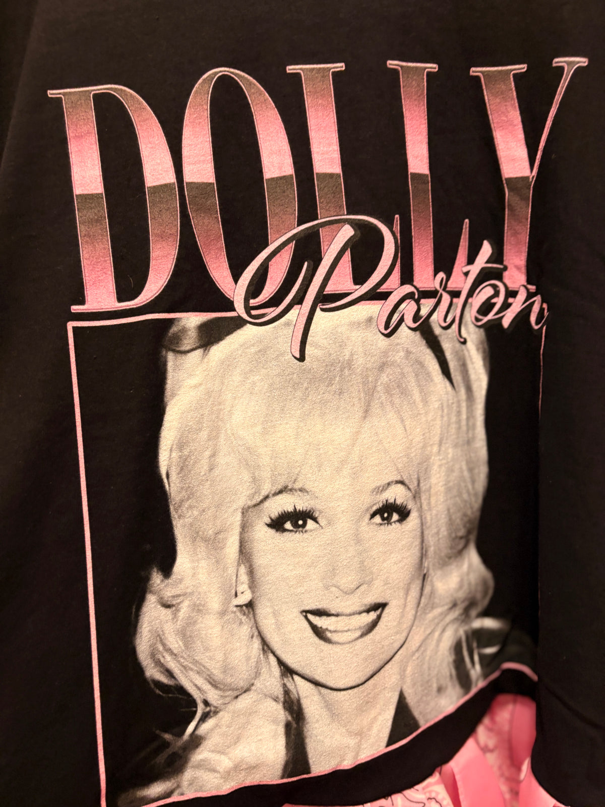 Dolly Pretty In Pink Ruffled Bandana Top One Size Fits a Small to 2X