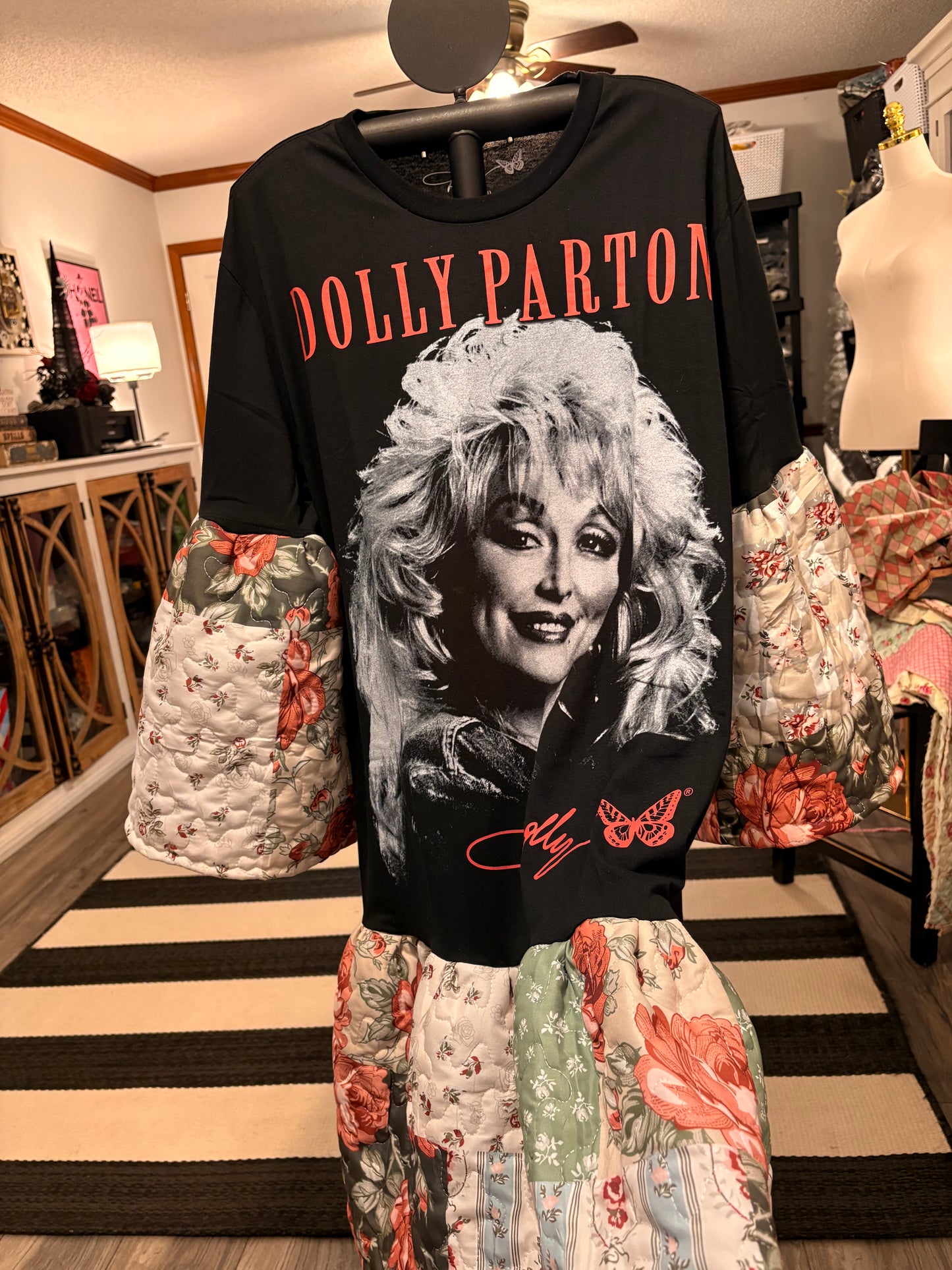 Be Dolly Upcycled Quilt Jumper One Size Fits Small to XL Oversized!