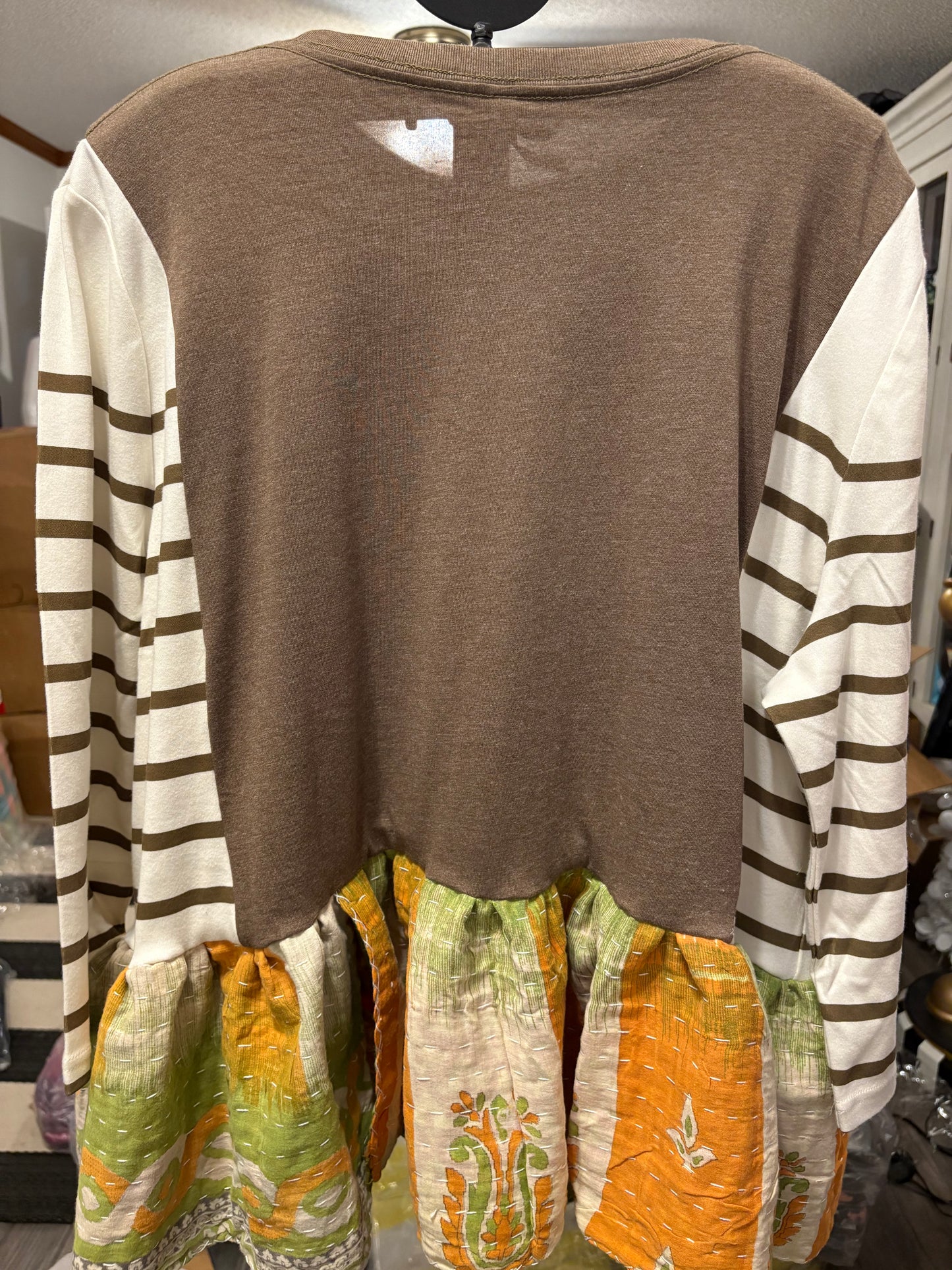 Pray Upcycled Vintage Kantha Doll Baby One Size Fits Most Size 6-16