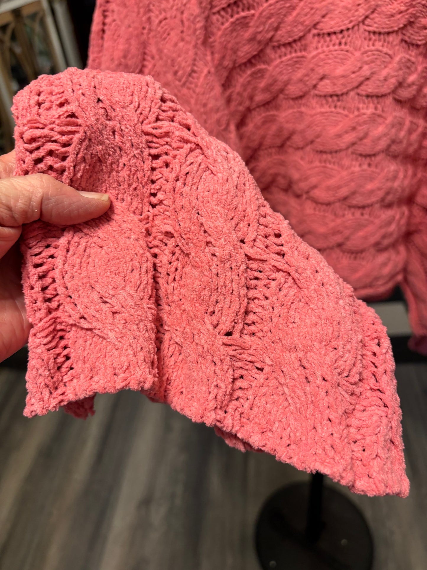 Pink Rose Soft Sweater