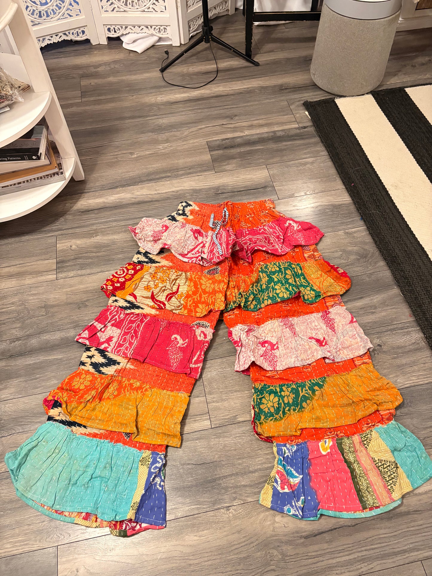 Rachel Tiered Simi Kantha Ruffle Pants One Size Fits 2-16