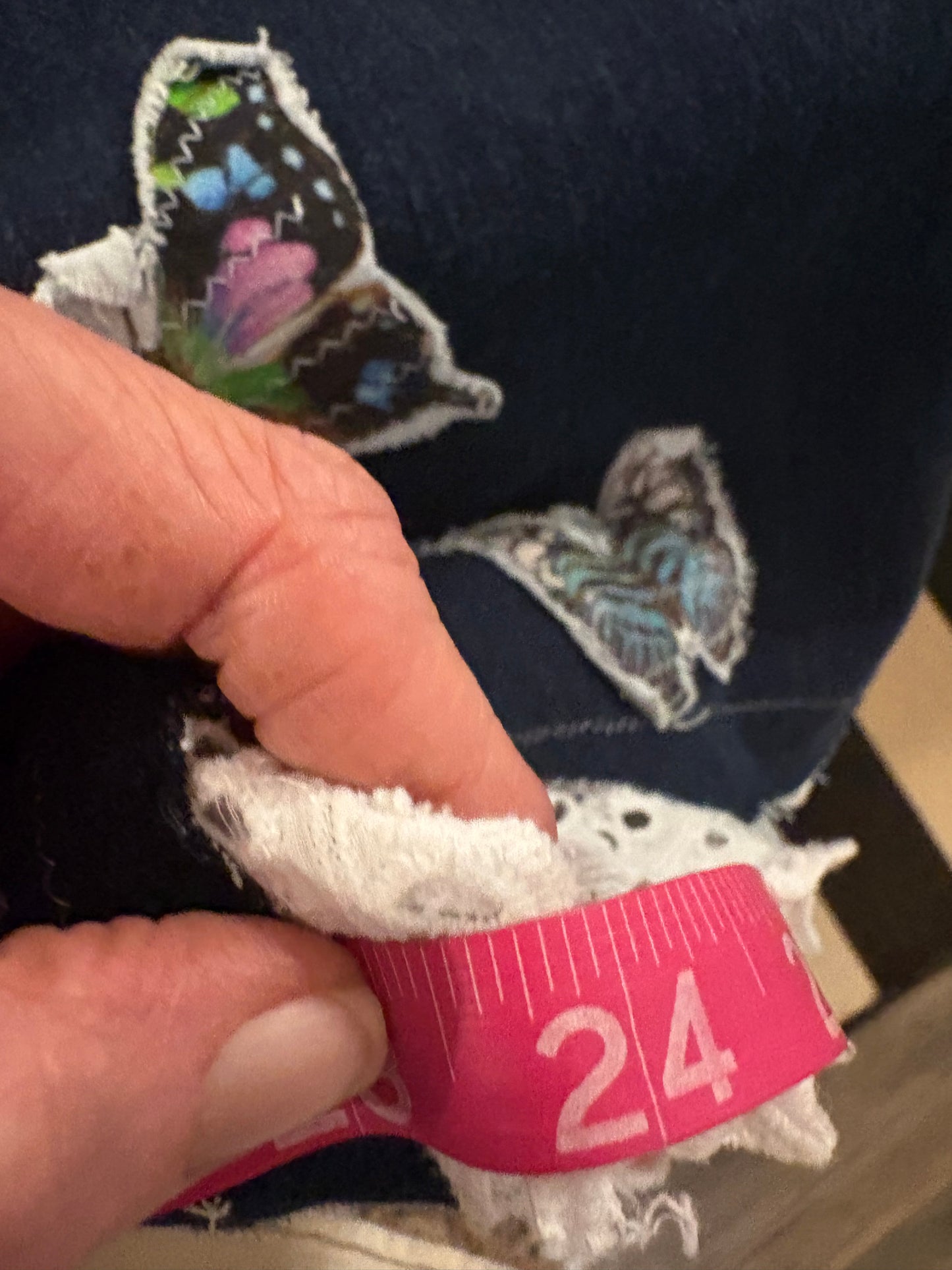Take Flight Butterfly Jeans Fits Size 14/16