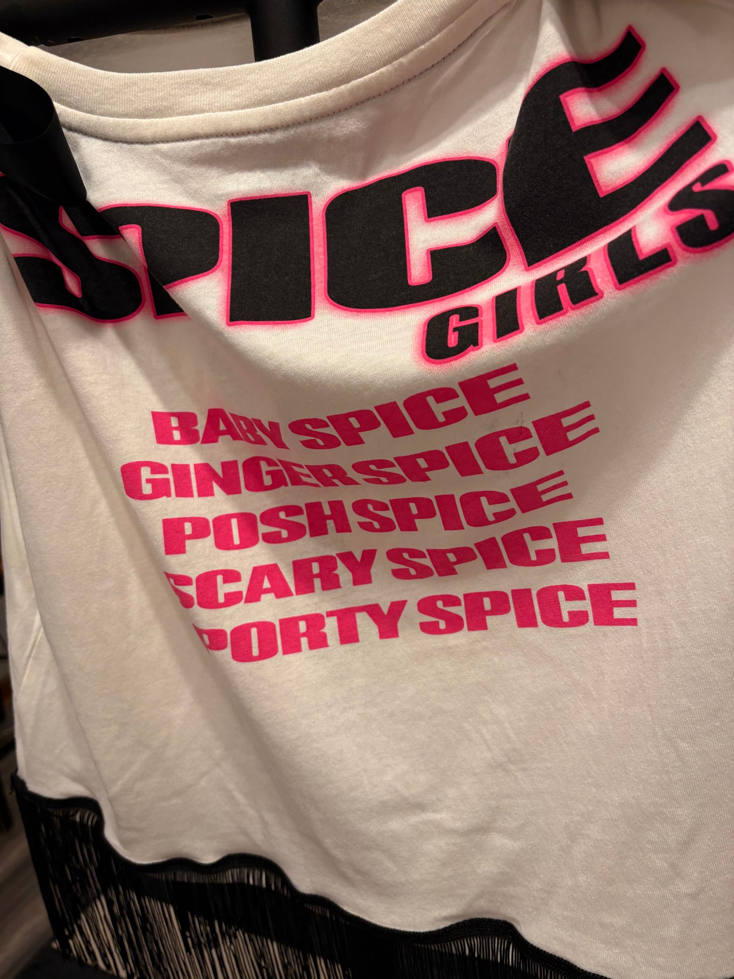 Spicey Fringe Tee One Size Fits Small to XL