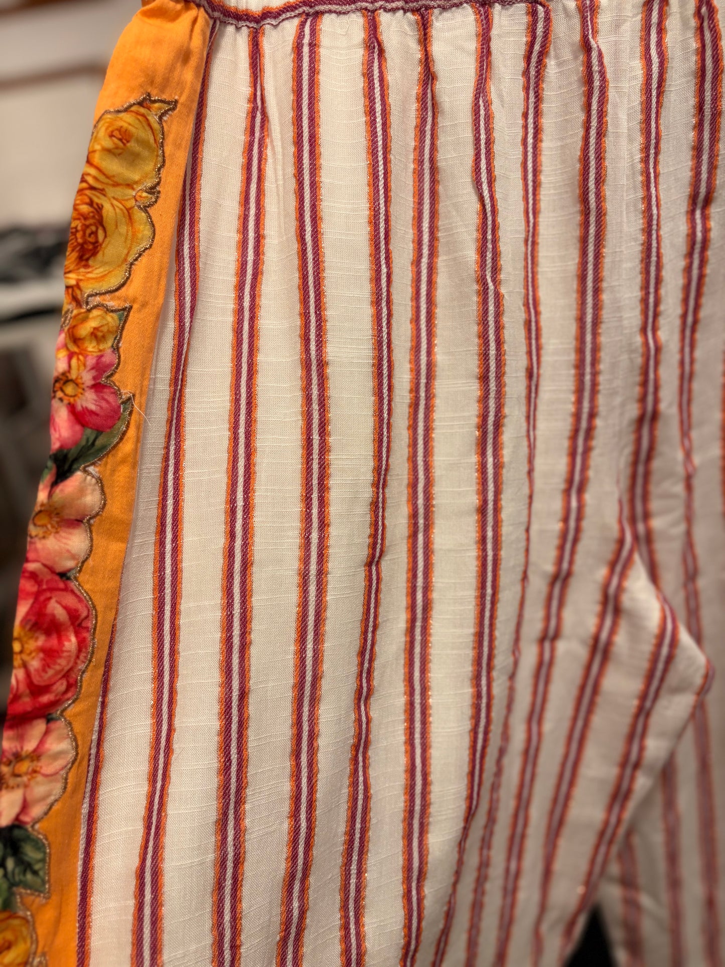 Striped Goddess Pants by Aratta XL 12/14