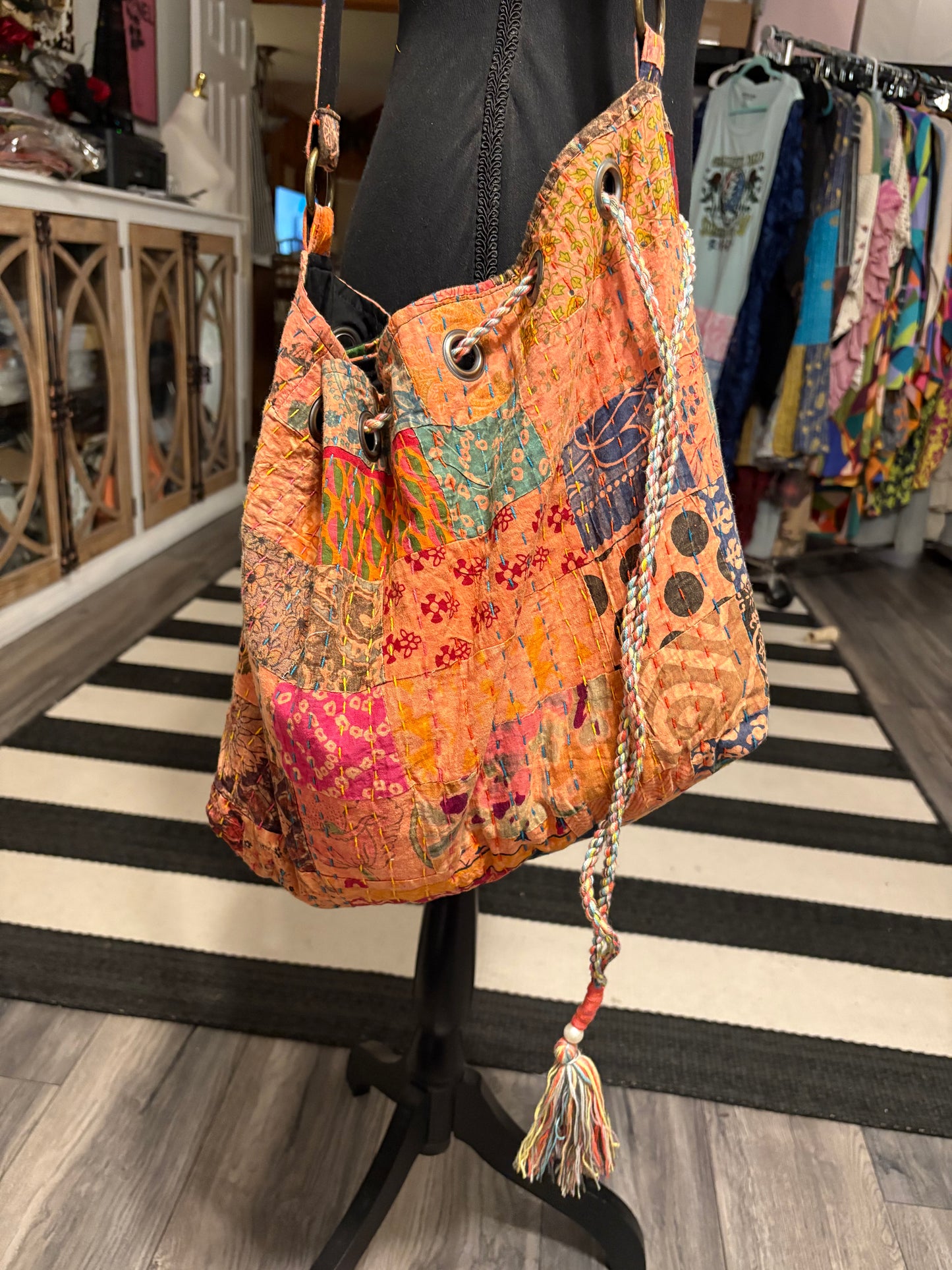 Boho Blooms Bag - Pink