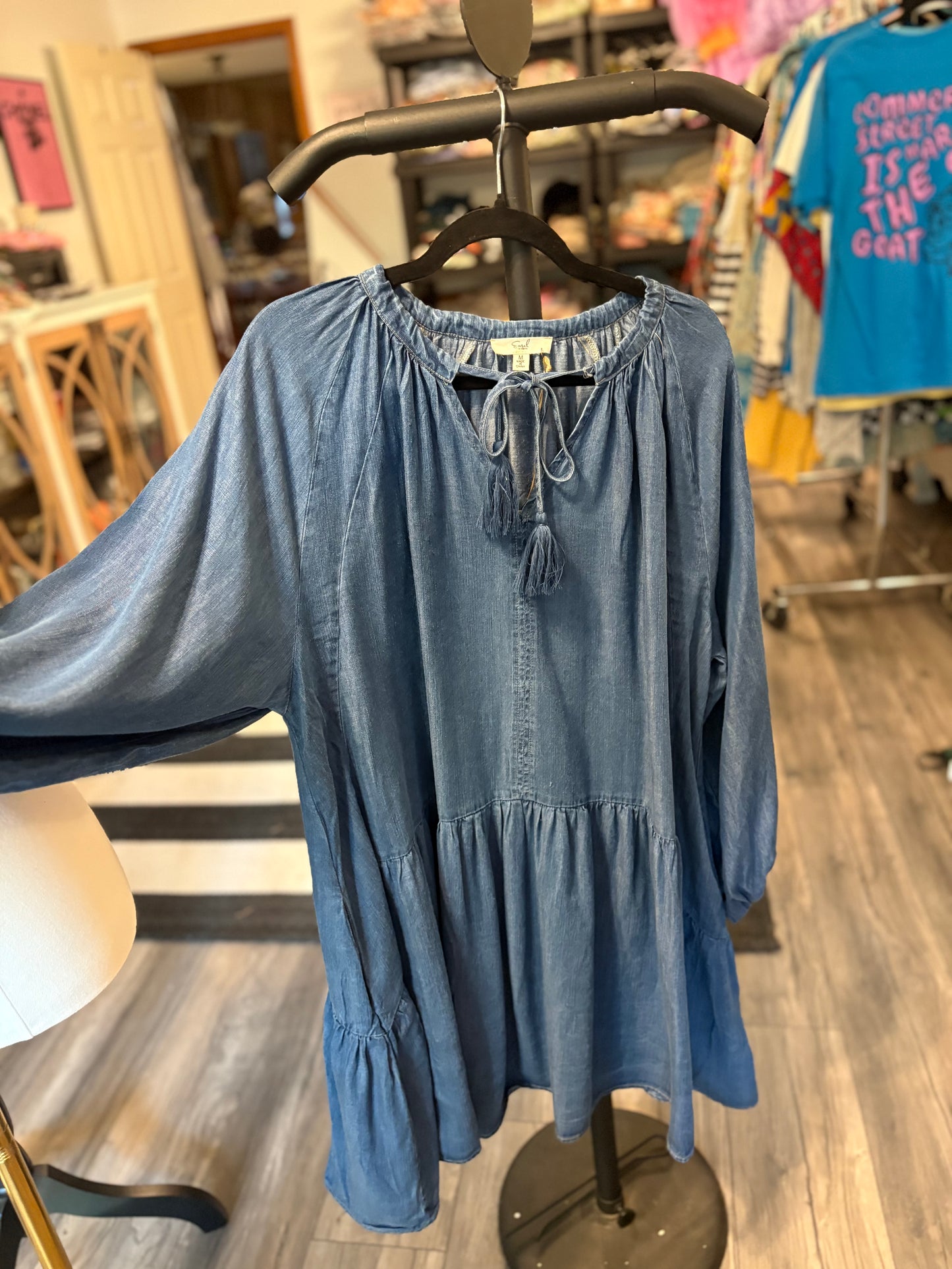 Easel Jean Dress