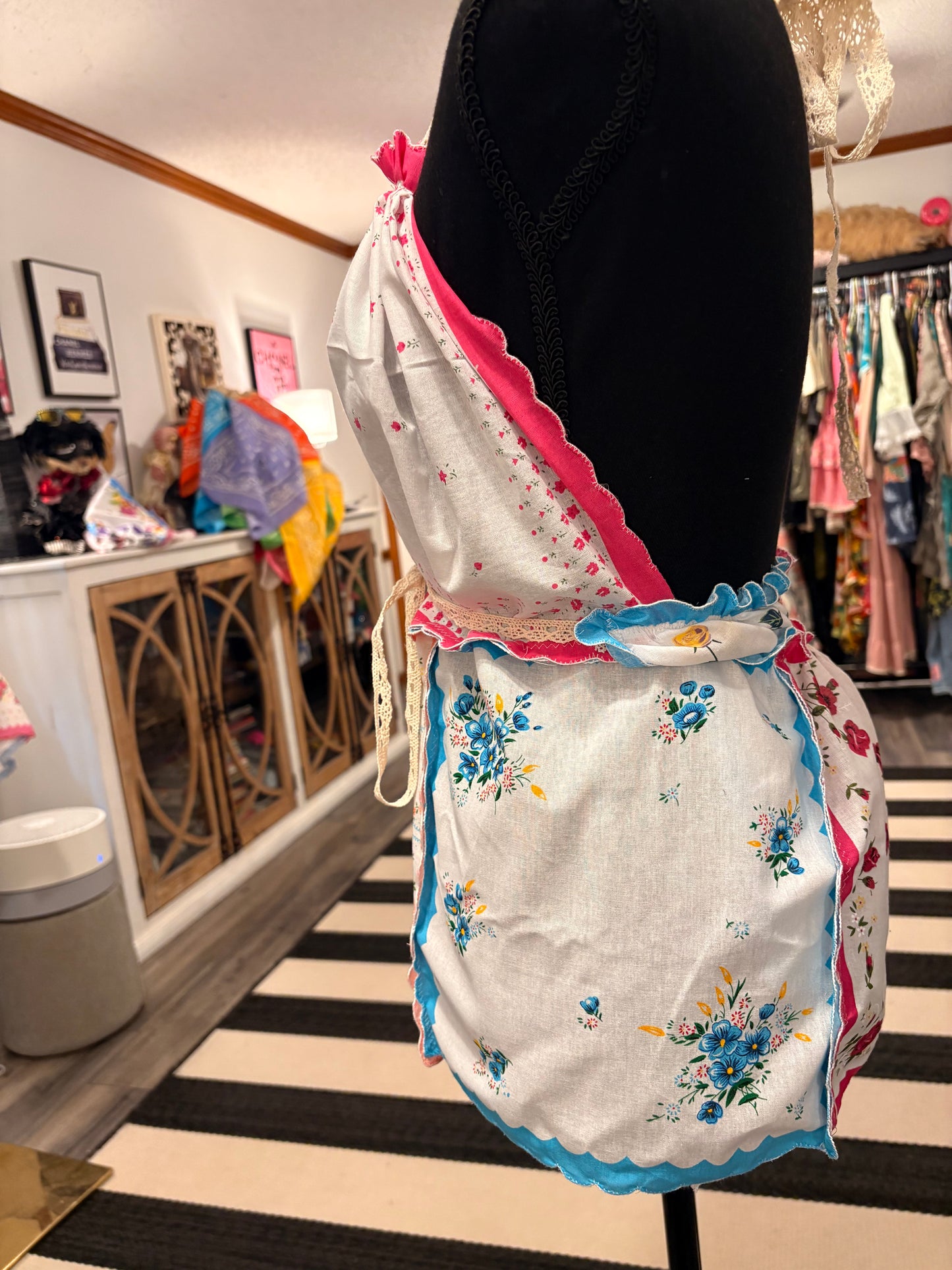Lilly Upcycled Hankie Top One Size Fits a 8-14