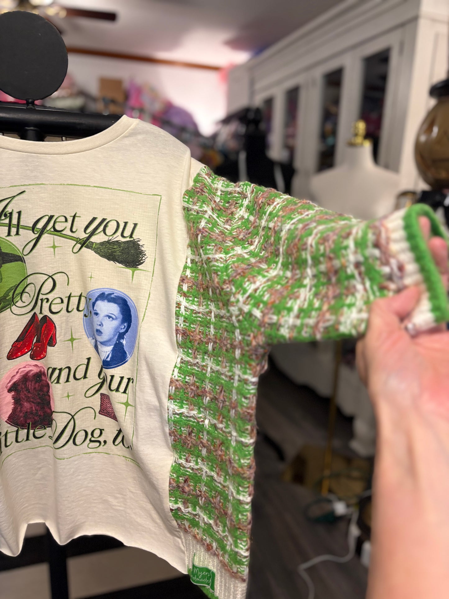 And Your Little Dog Too Upcycled Tee One Size Fits a Small to XL