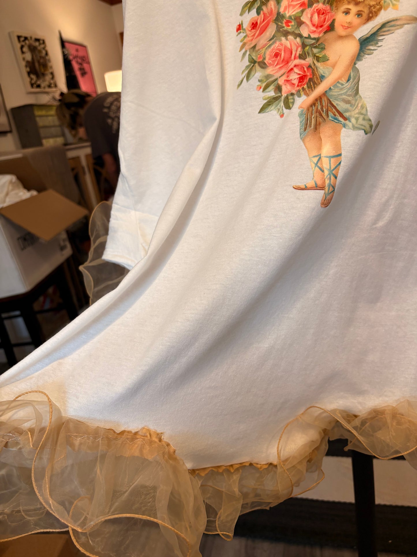 Cupids Bouquet Tee One Size Fits a XL/4X Oversized fit