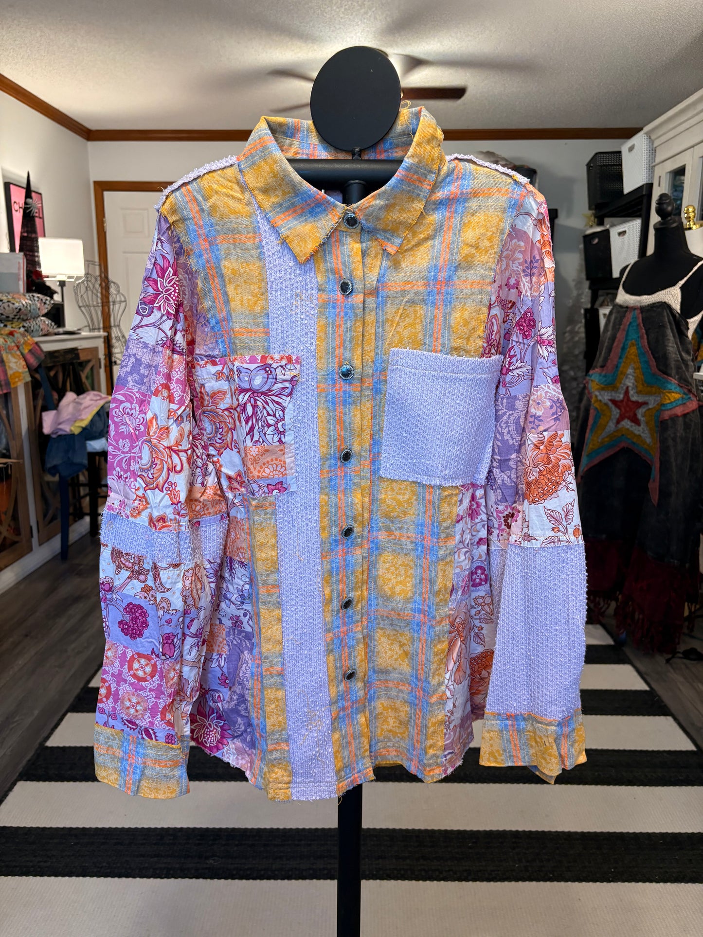 Shine “Junk” Top One Size Fits a Small to XL Oversized