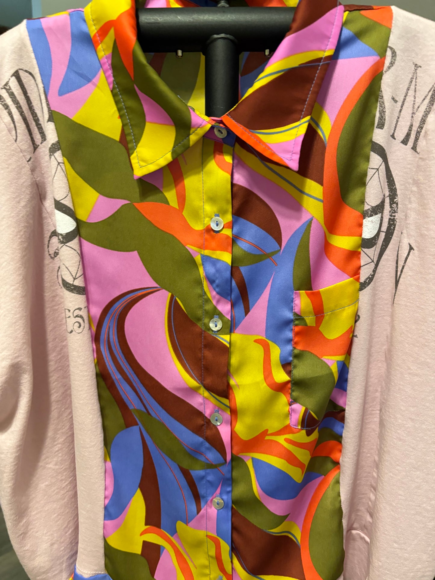 Psychedelic Spidey Boxy Mixed Tee One Size Fits a Small to XL