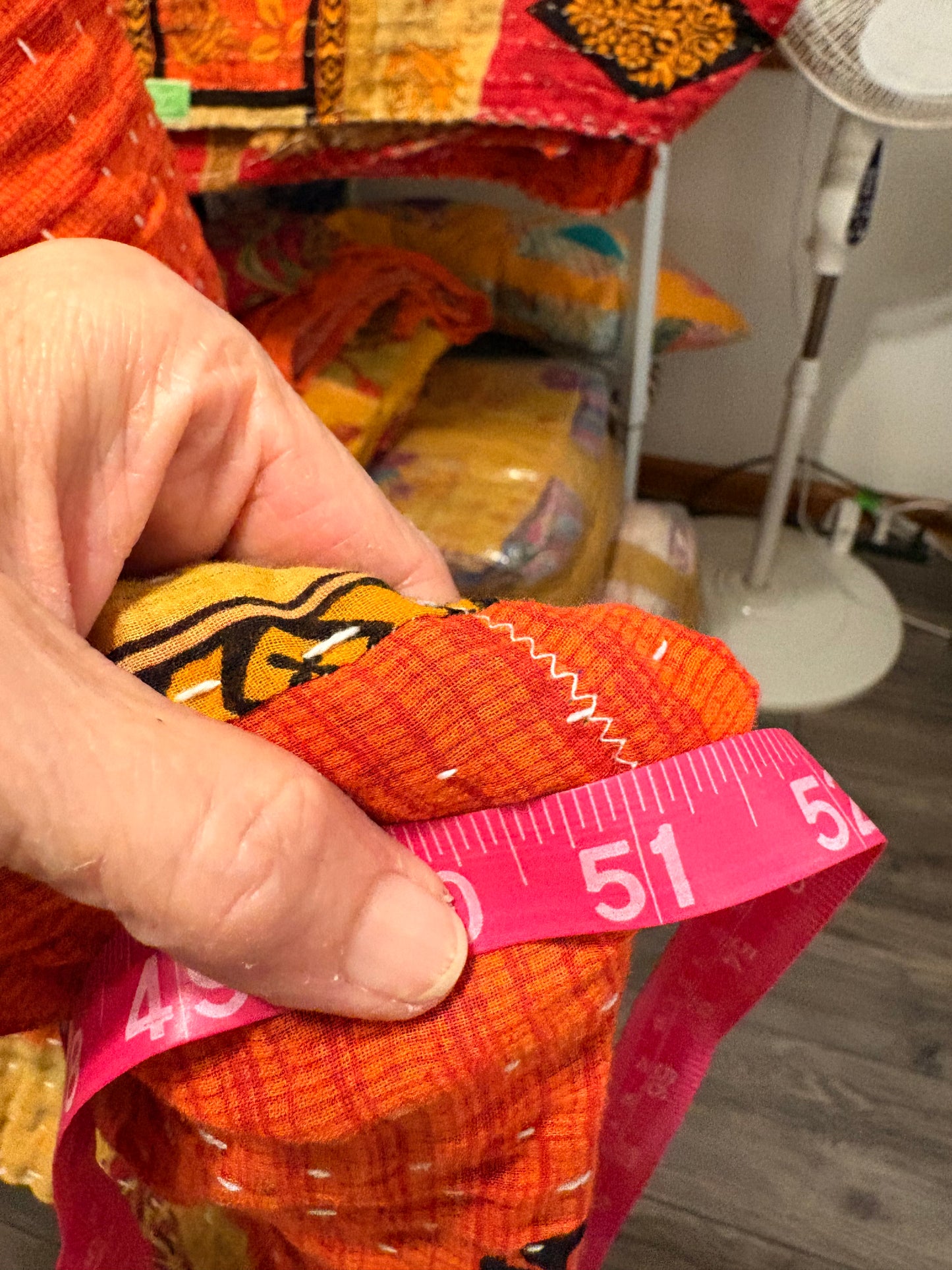 Back to Black Upcycled Vintage Kantha Quilt Poncho Tee One Size Fits a Small to XXL