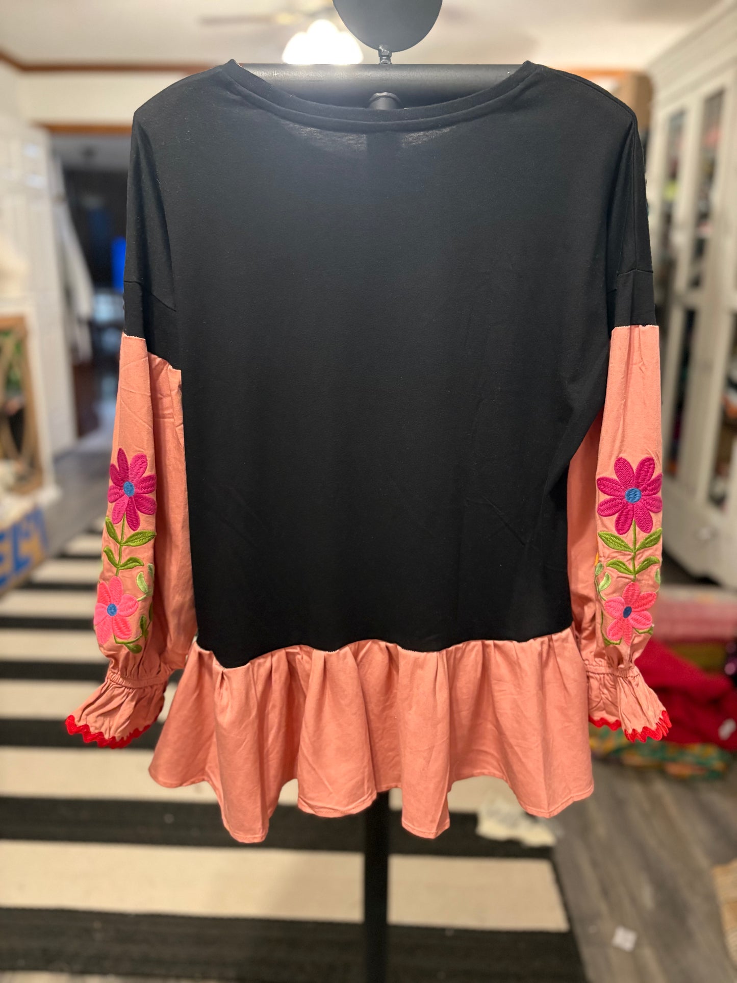 Dolly Upcycled Drop-Sleeve Tee One Size Fits a Small to XL