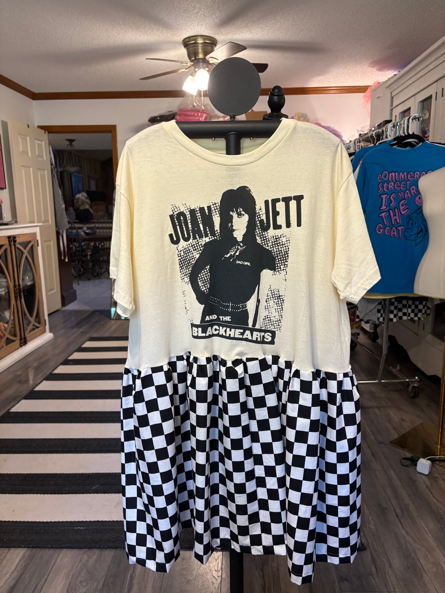 Joan Jett Peekaboo Rockstar Dress One Size Fits Most