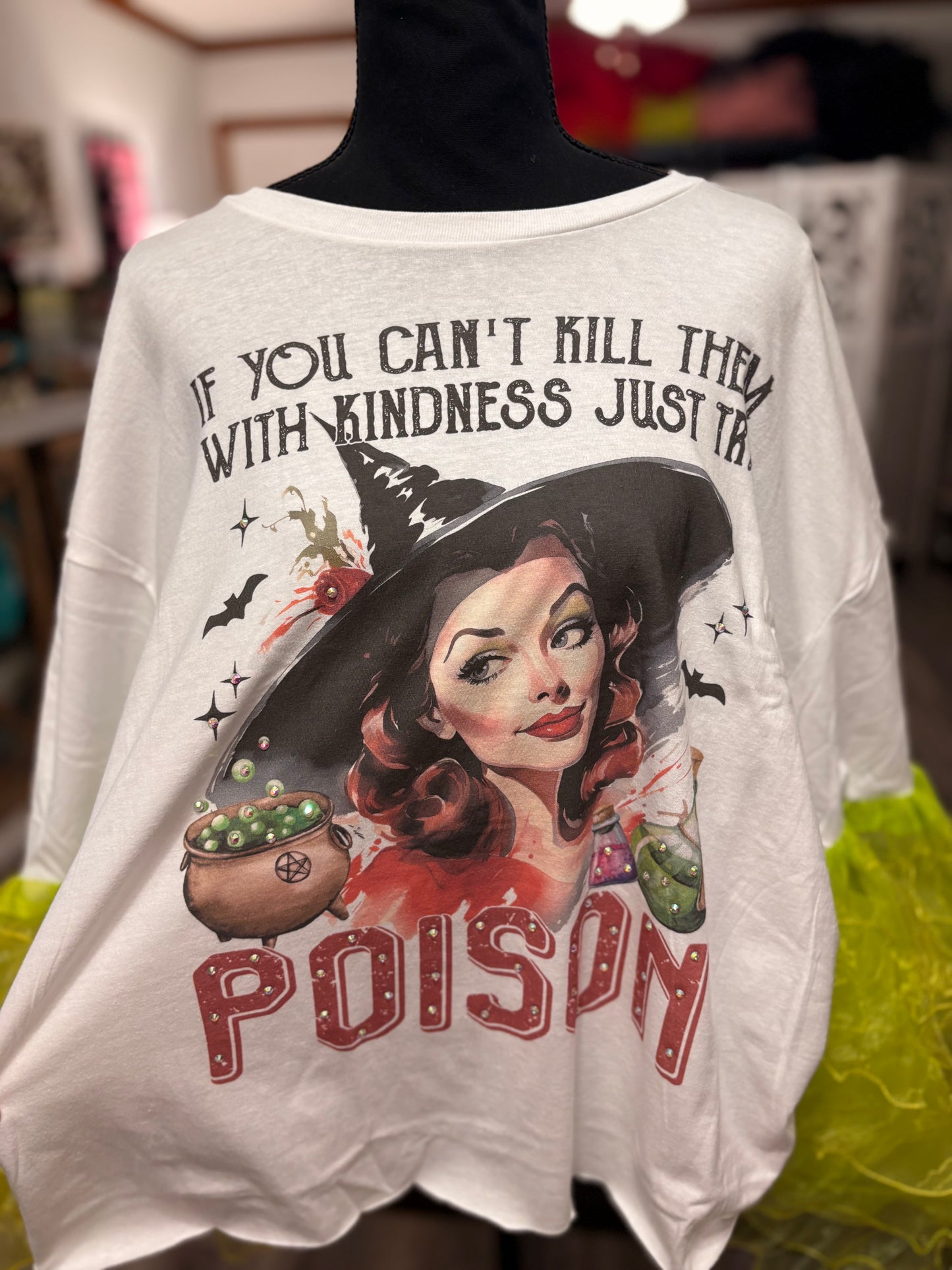 Kill ‘Em With Kindness Rockstar Ruffle Top One Size Fits a Small to 2XL