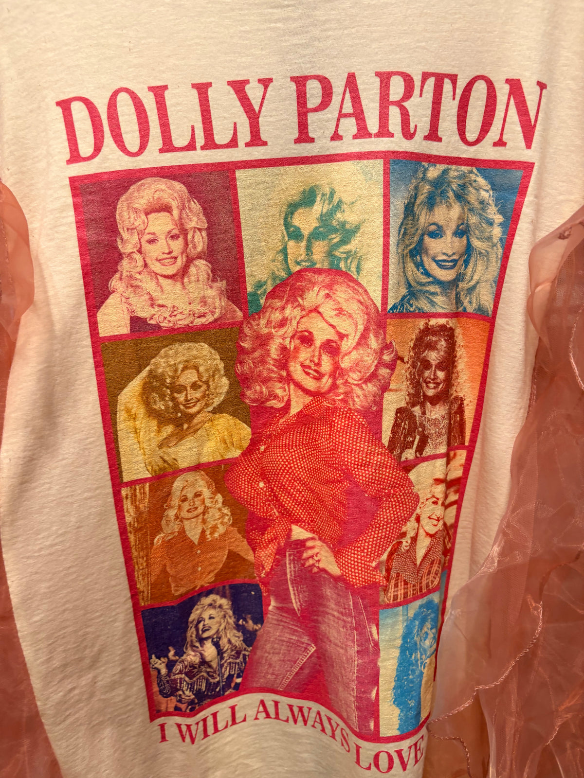 I Will Always Love You Rockstar Tee One Size Fits Small to 3X
