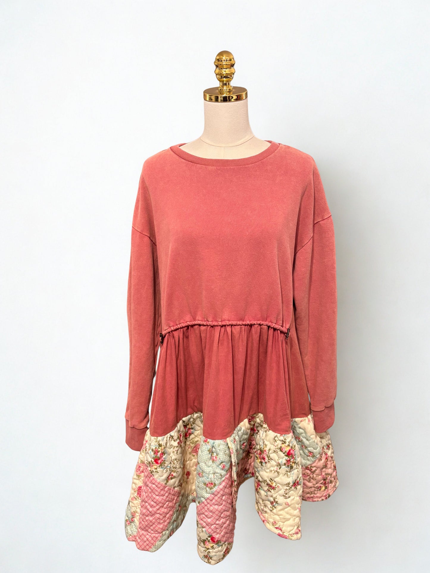 Betsy Upcycled Quilt Jumper One Size Fits Small to XL Oversized!