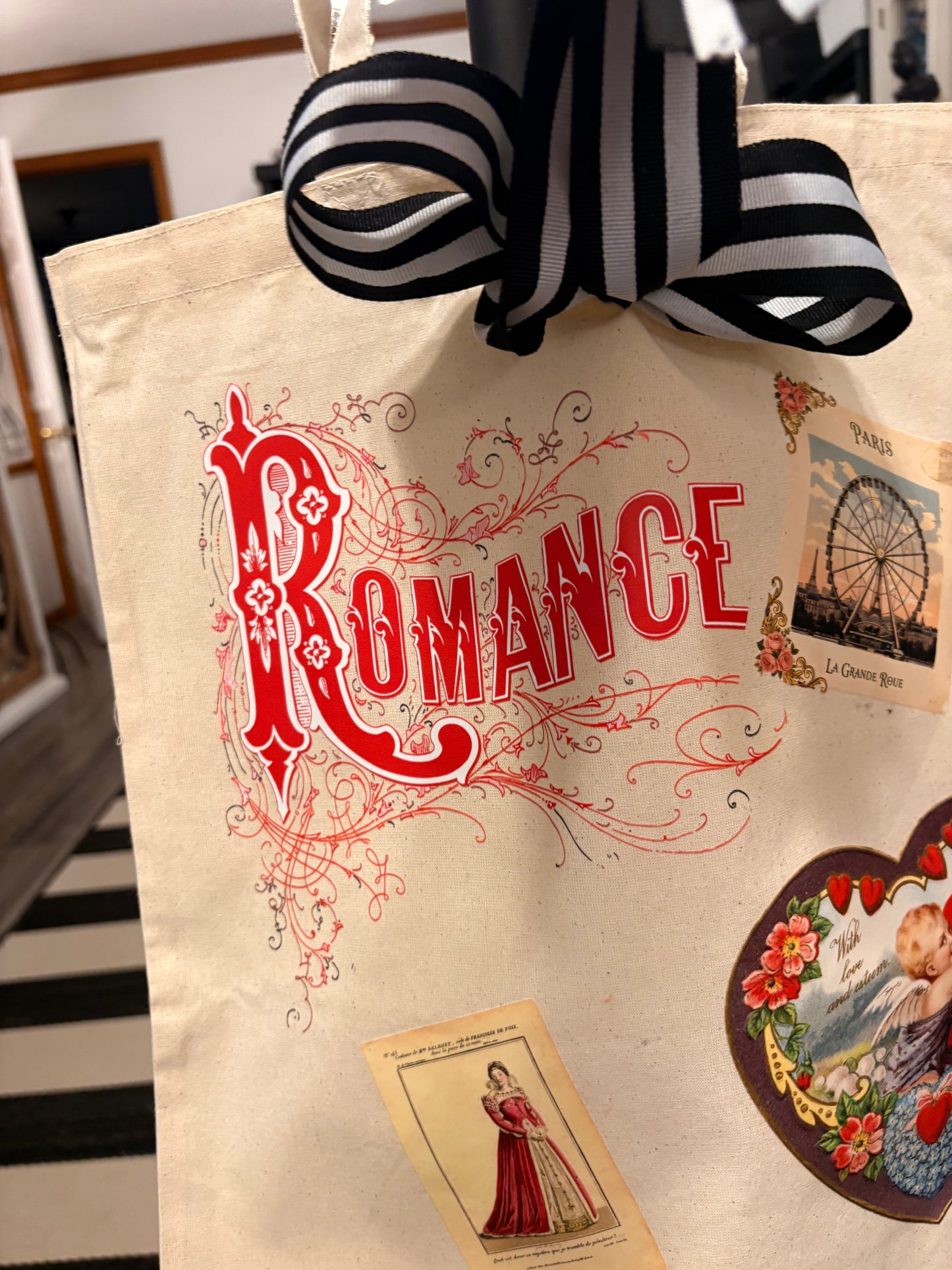 A Little Romance Junk Tote