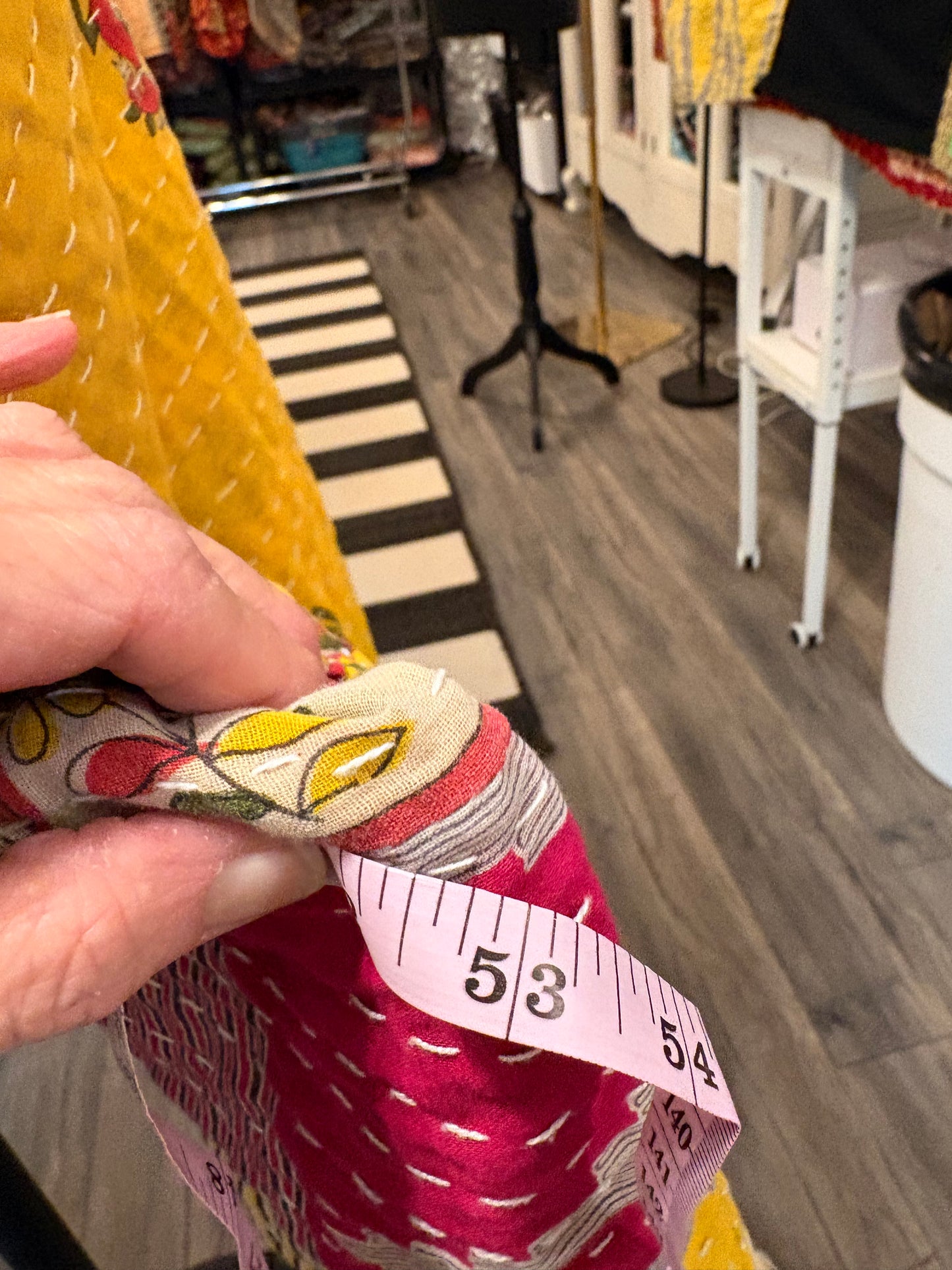 Hello Sunshine Upcycled Vintage Kantha Quilt Poncho Tee One Size Fits a Large to 3X