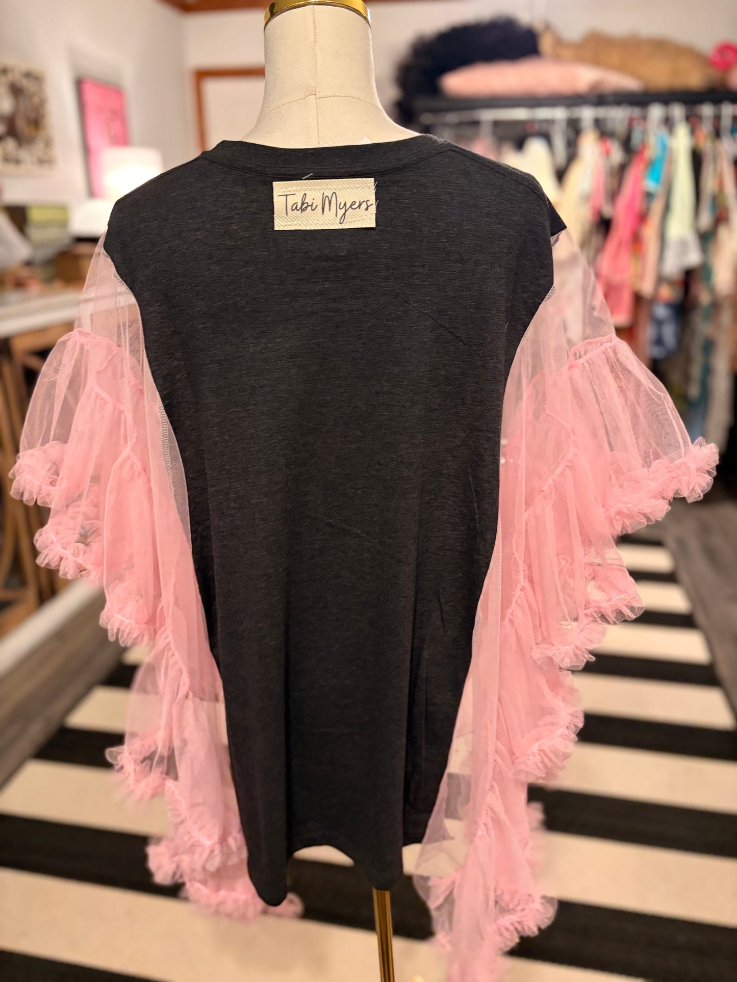 Dead Pink Upcycled Rockstar Poncho One Size Fits a Small to XL